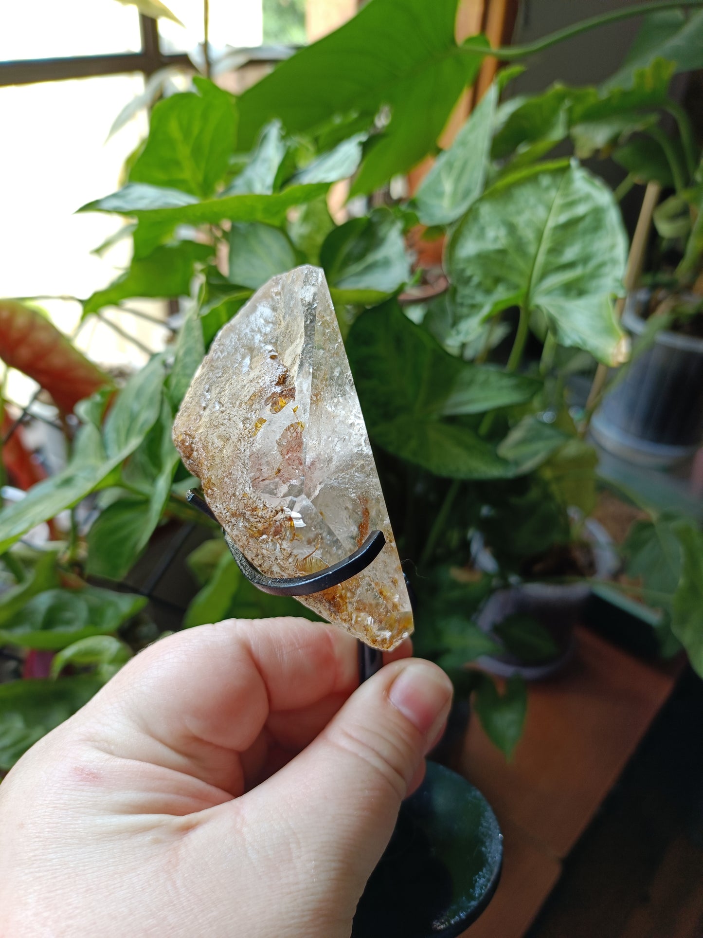 Golden Healer Face Polished Raw Specimen - 195g