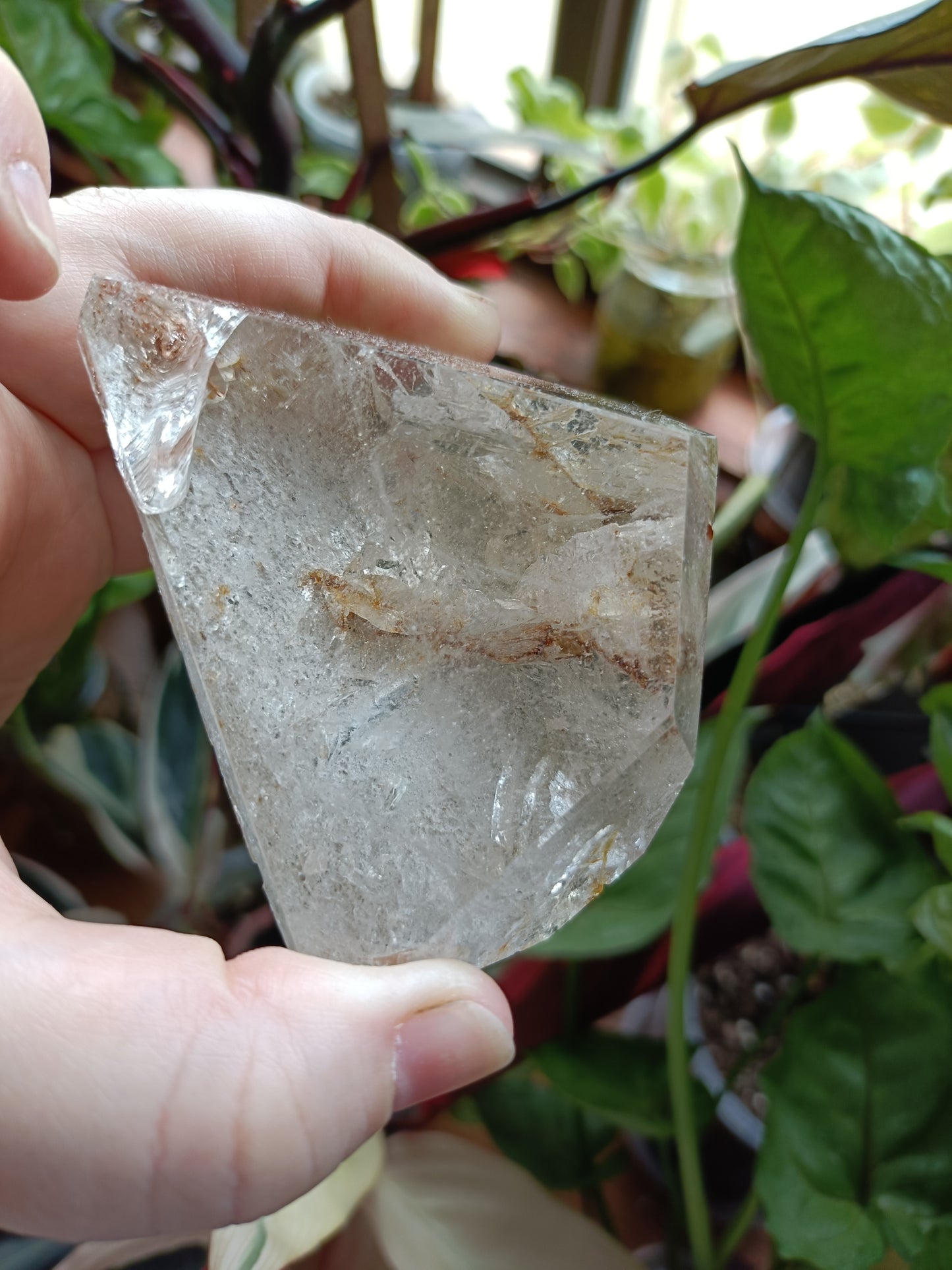 Golden Healer Face Polished Raw Specimen - 240g