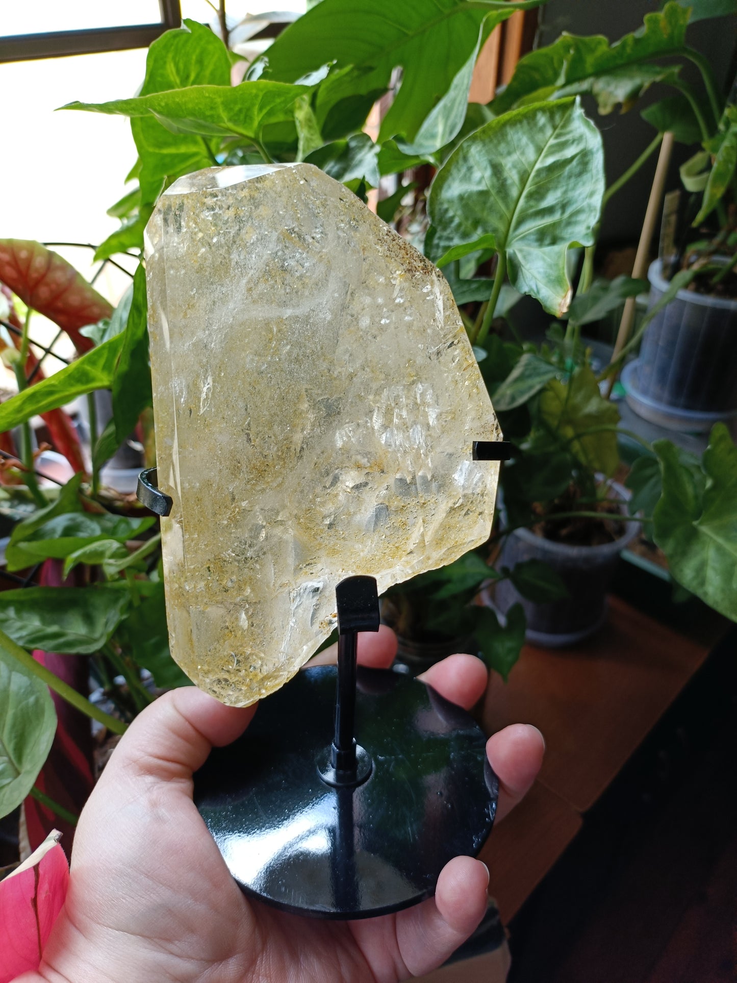 Golden Healer Face Polished Raw Specimen - 787g