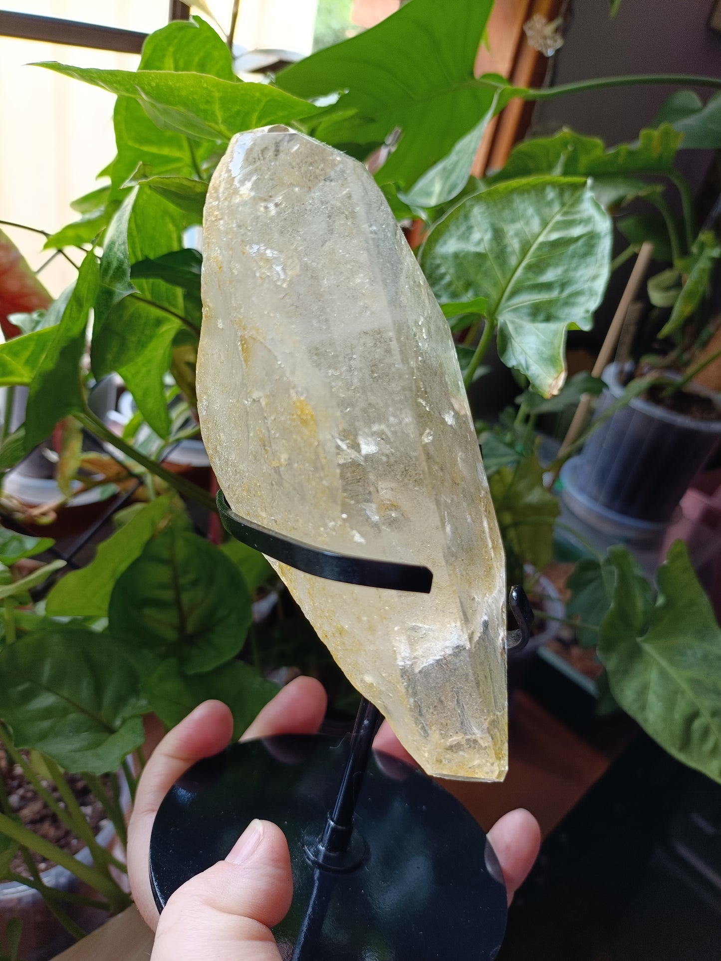 Golden Healer Face Polished Raw Specimen - 787g