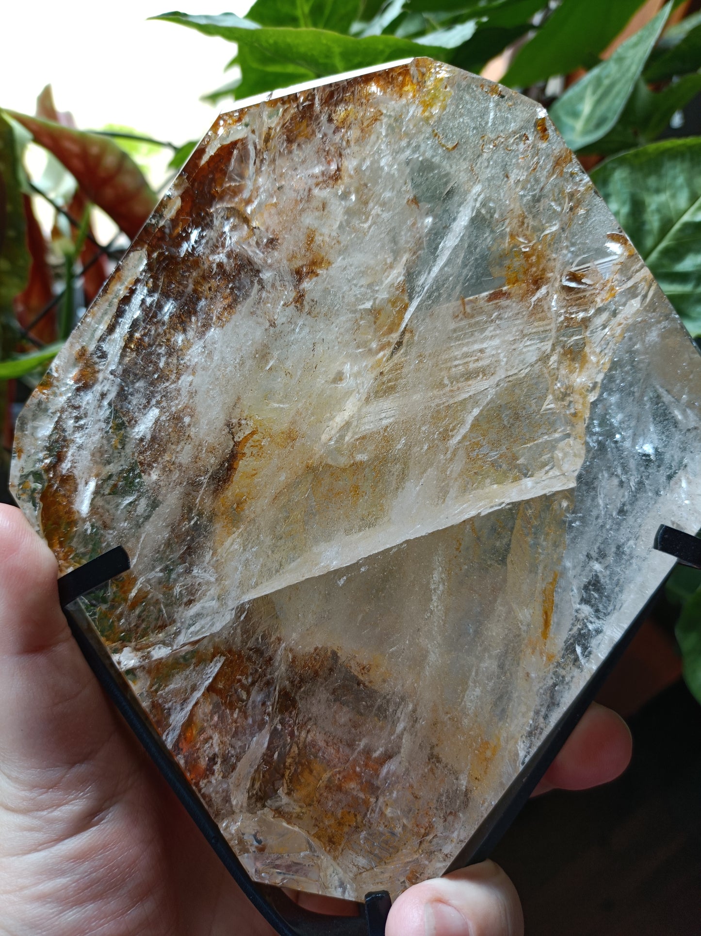 Golden Healer Face Polished Raw Specimen - 1485g
