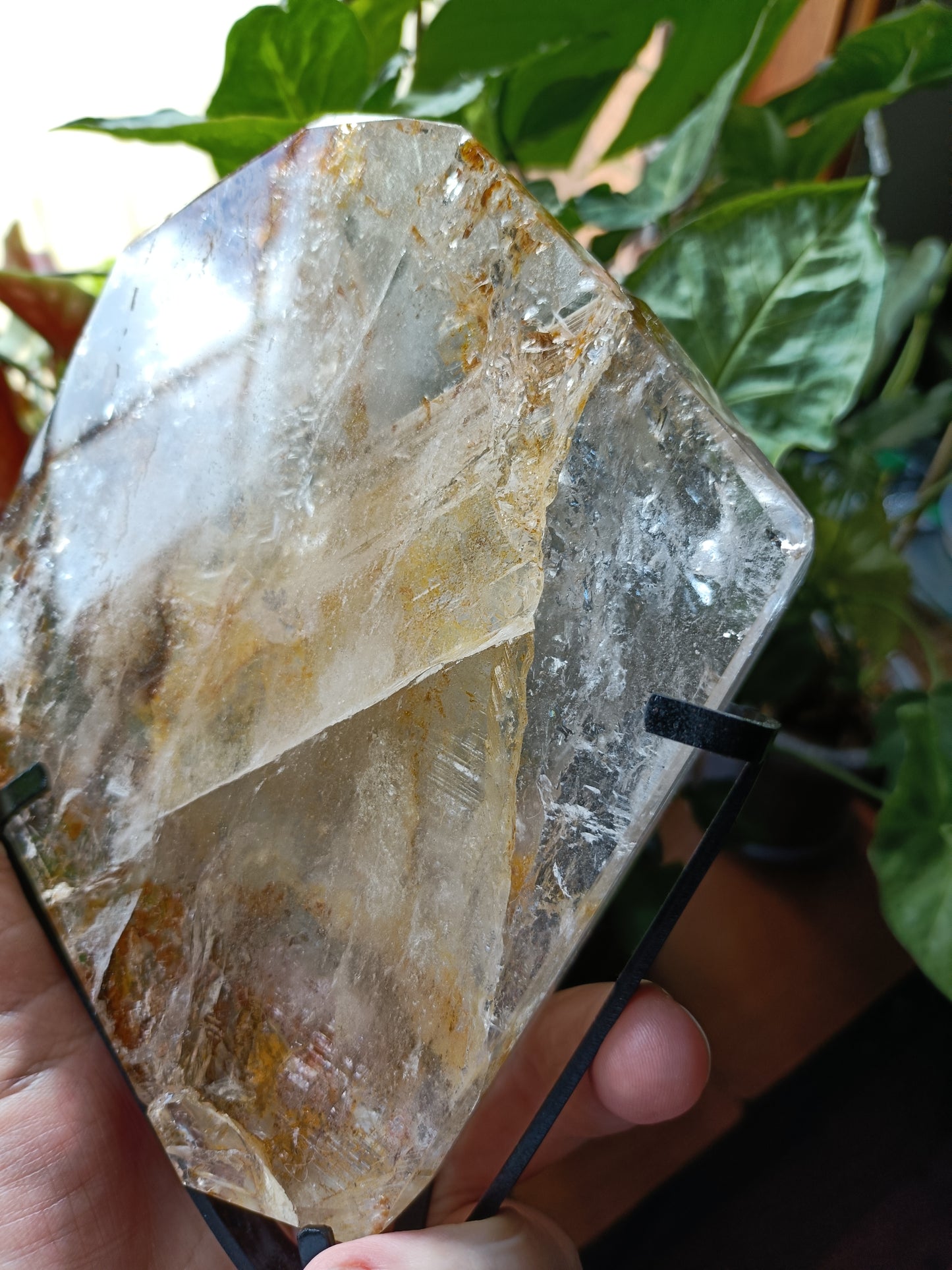 Golden Healer Face Polished Raw Specimen - 1485g