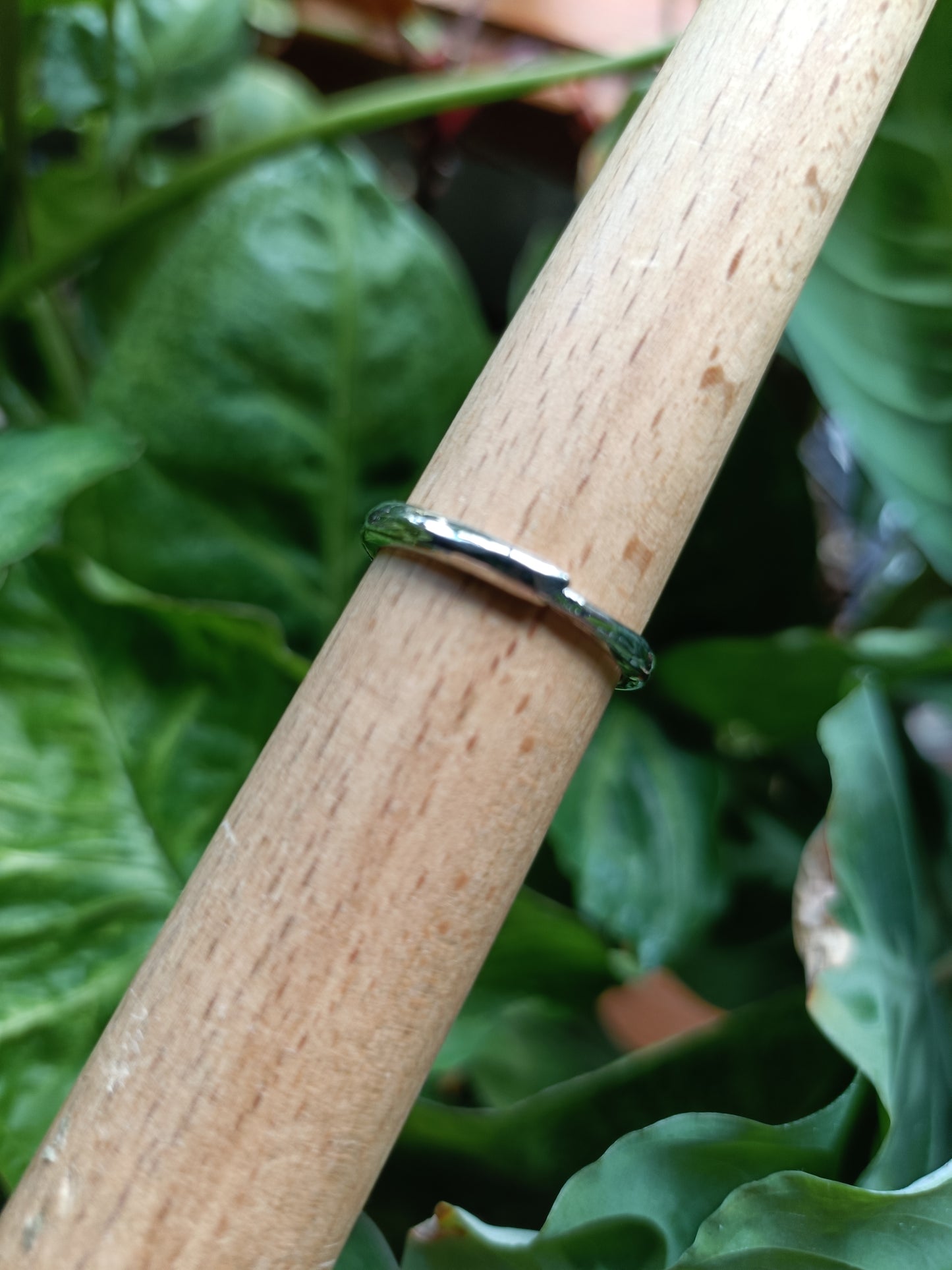 Ice Obsidian Turtle Ring - Silver-Plated Copper