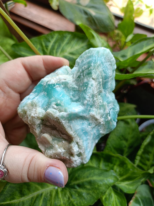 Blue Aragonite Rough Specimen - 344g