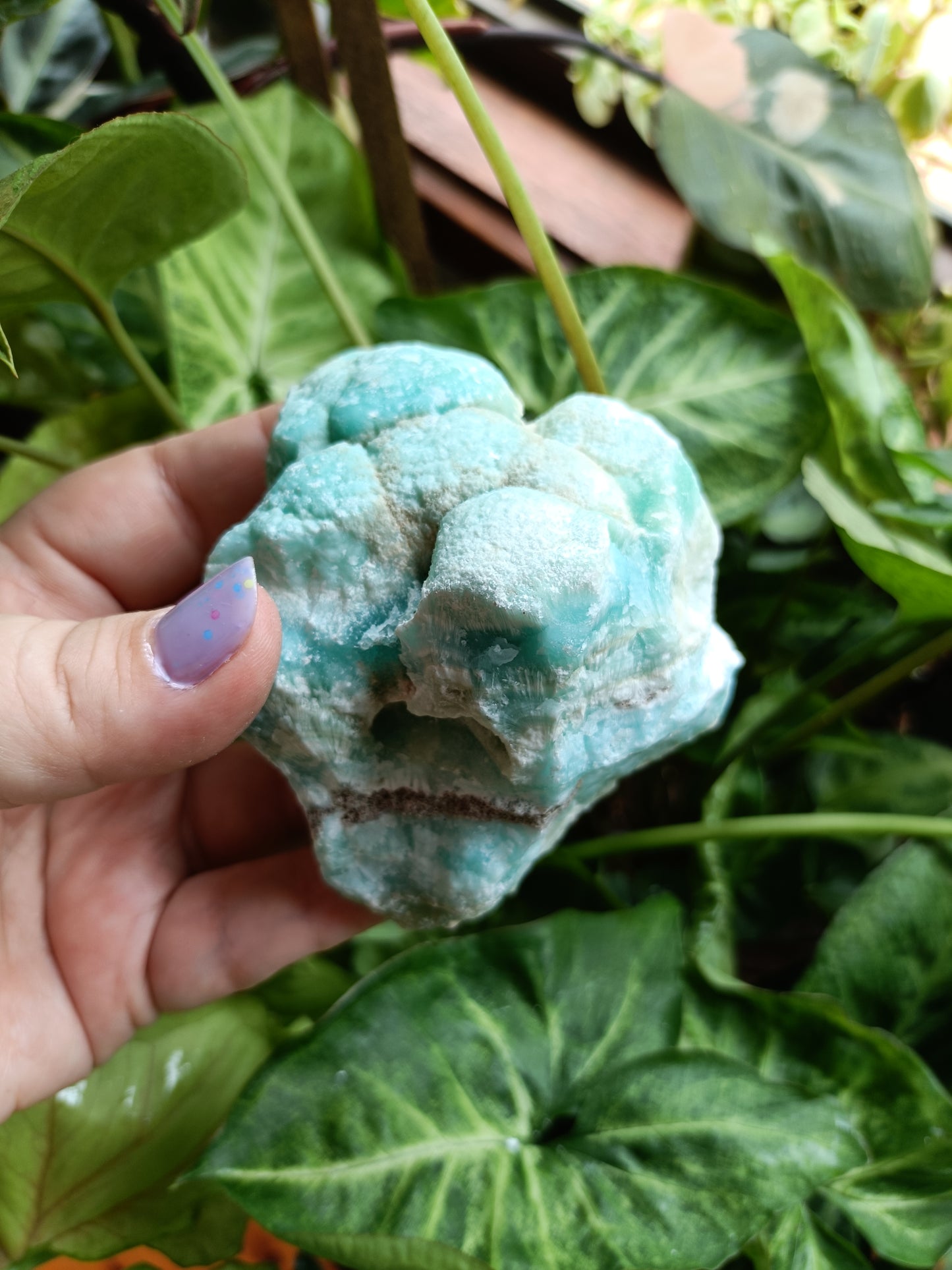 Blue Aragonite Rough Specimen - 344g