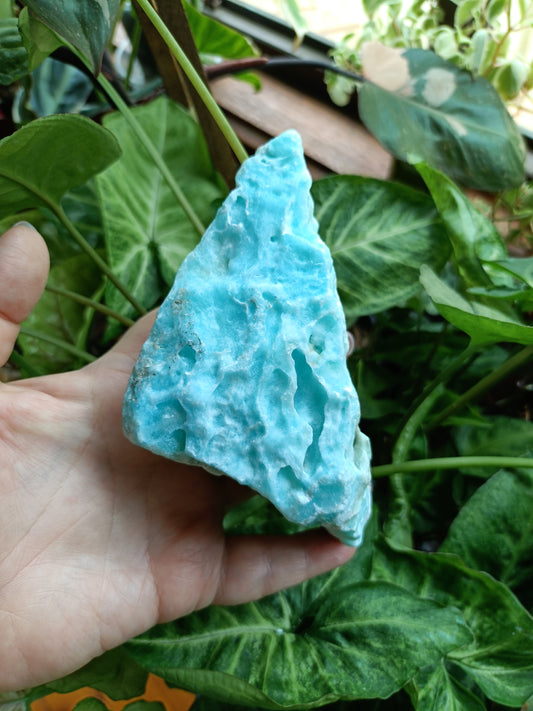 Blue Aragonite Rough Specimen - 600g