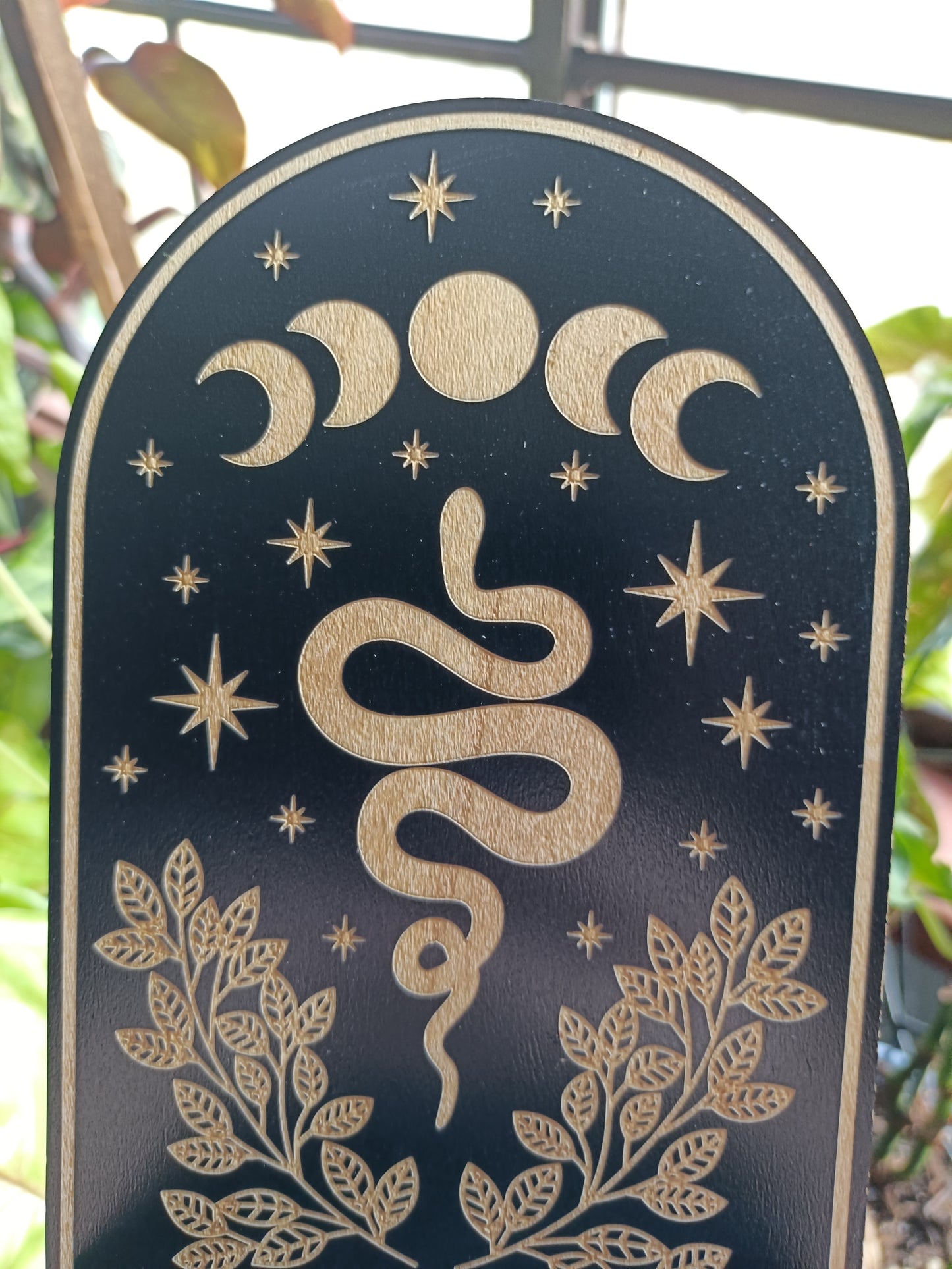 Moon & Snake Trinket Shelf Wall Hanging