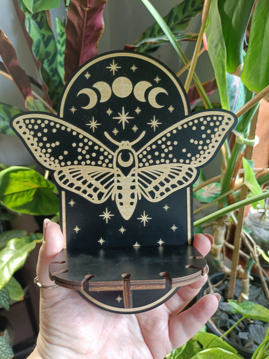 Moon & Moth Trinket Shelf Wall Hanging