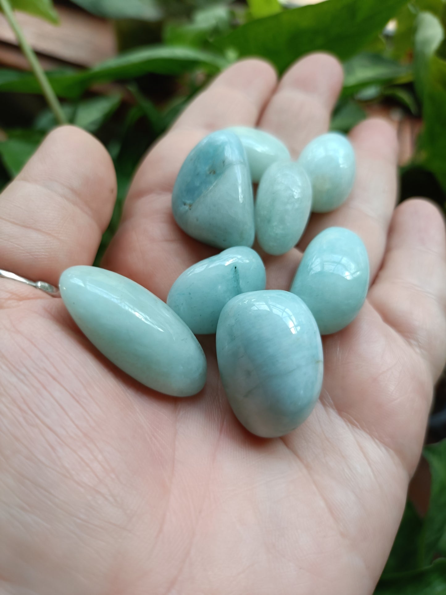 Aquamarine SMALL Tumbles - 50g