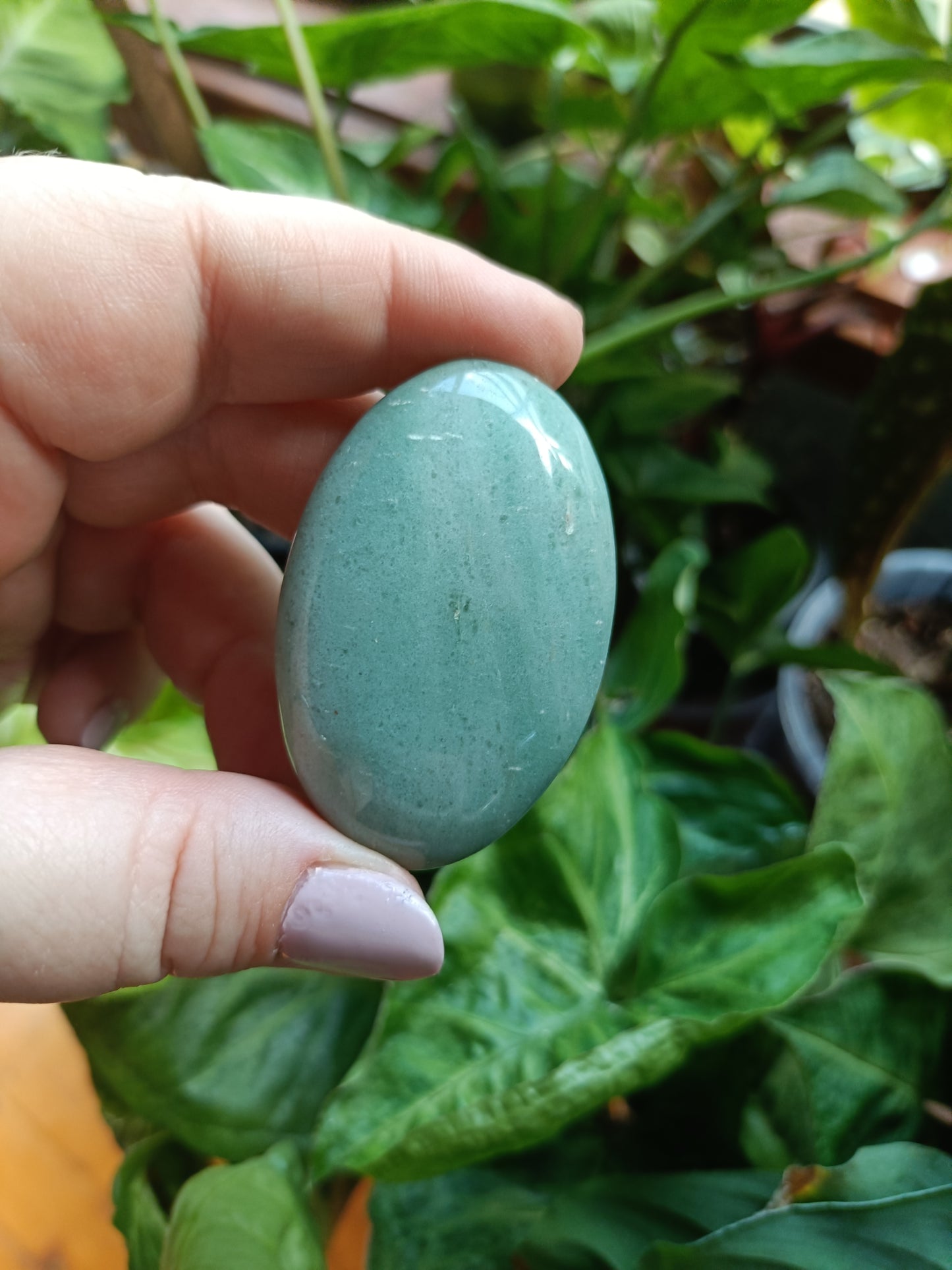 Green Adventurine Palm Stones - 30-40g