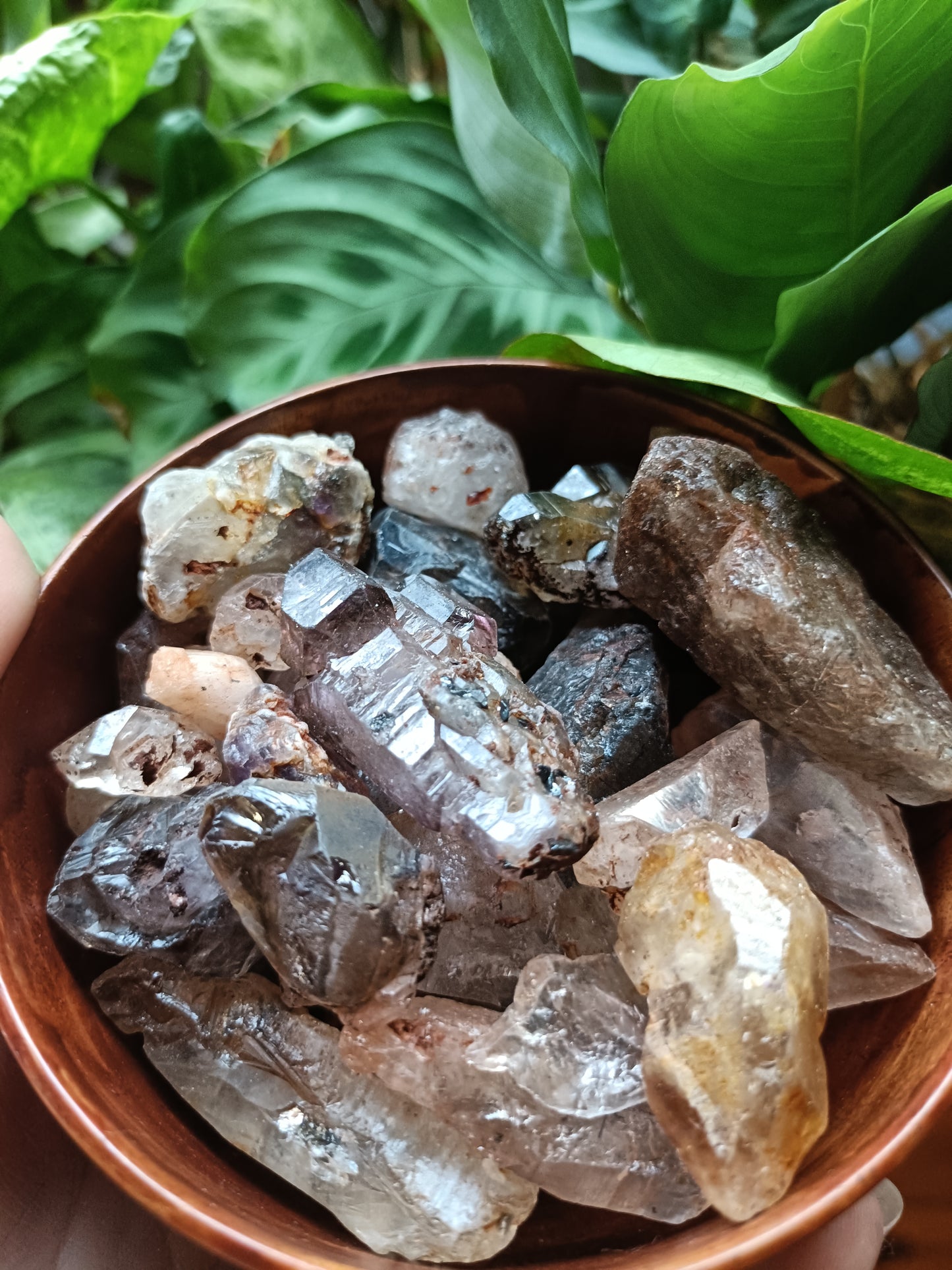 'Super 7' Included Quartz Rough Stones - 50g