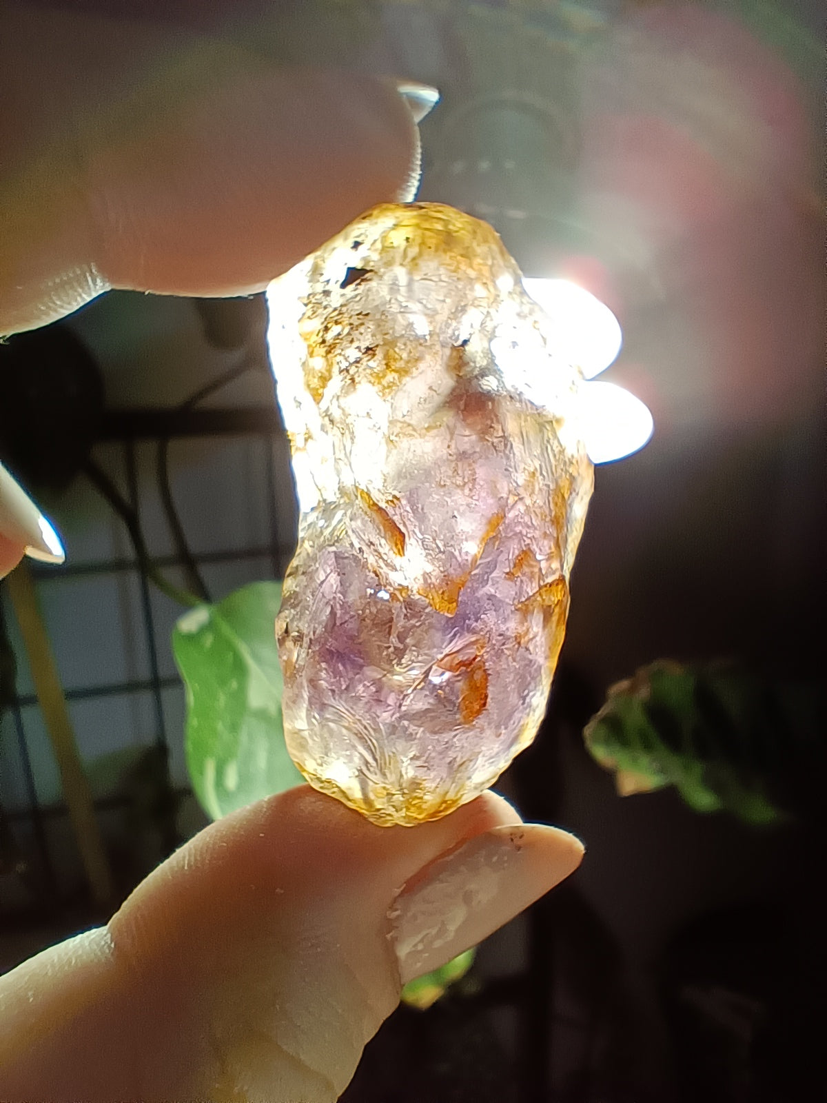 'Super 7' Included Quartz Rough Stones - 50g
