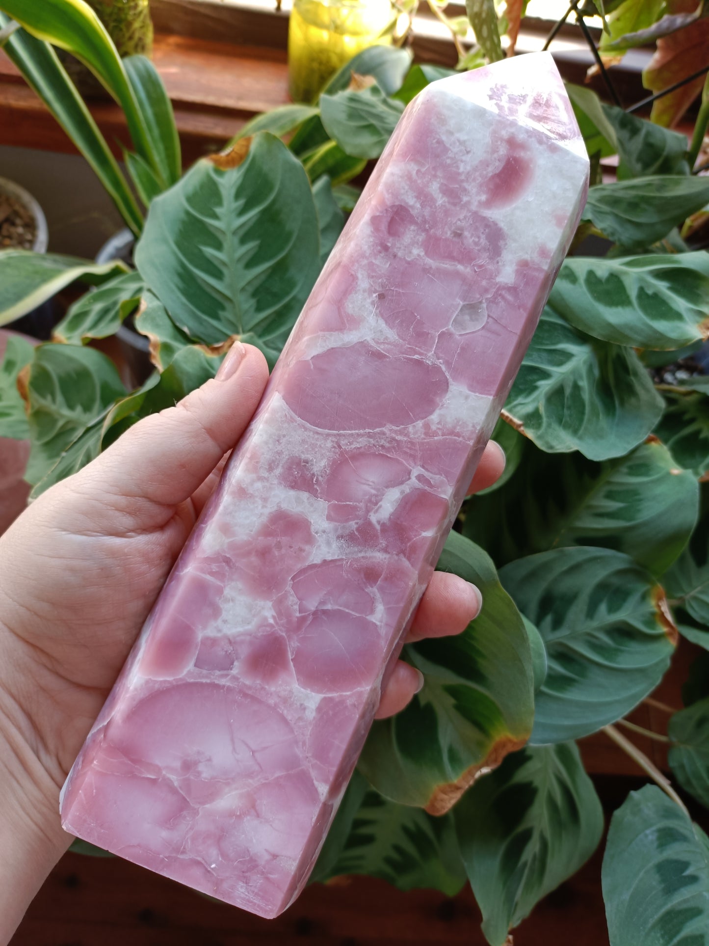 Pink Opal Tower - 1170g