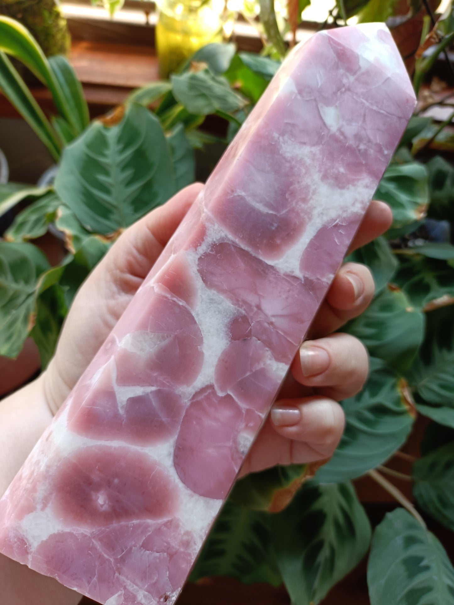 Pink Opal Tower - 1170g