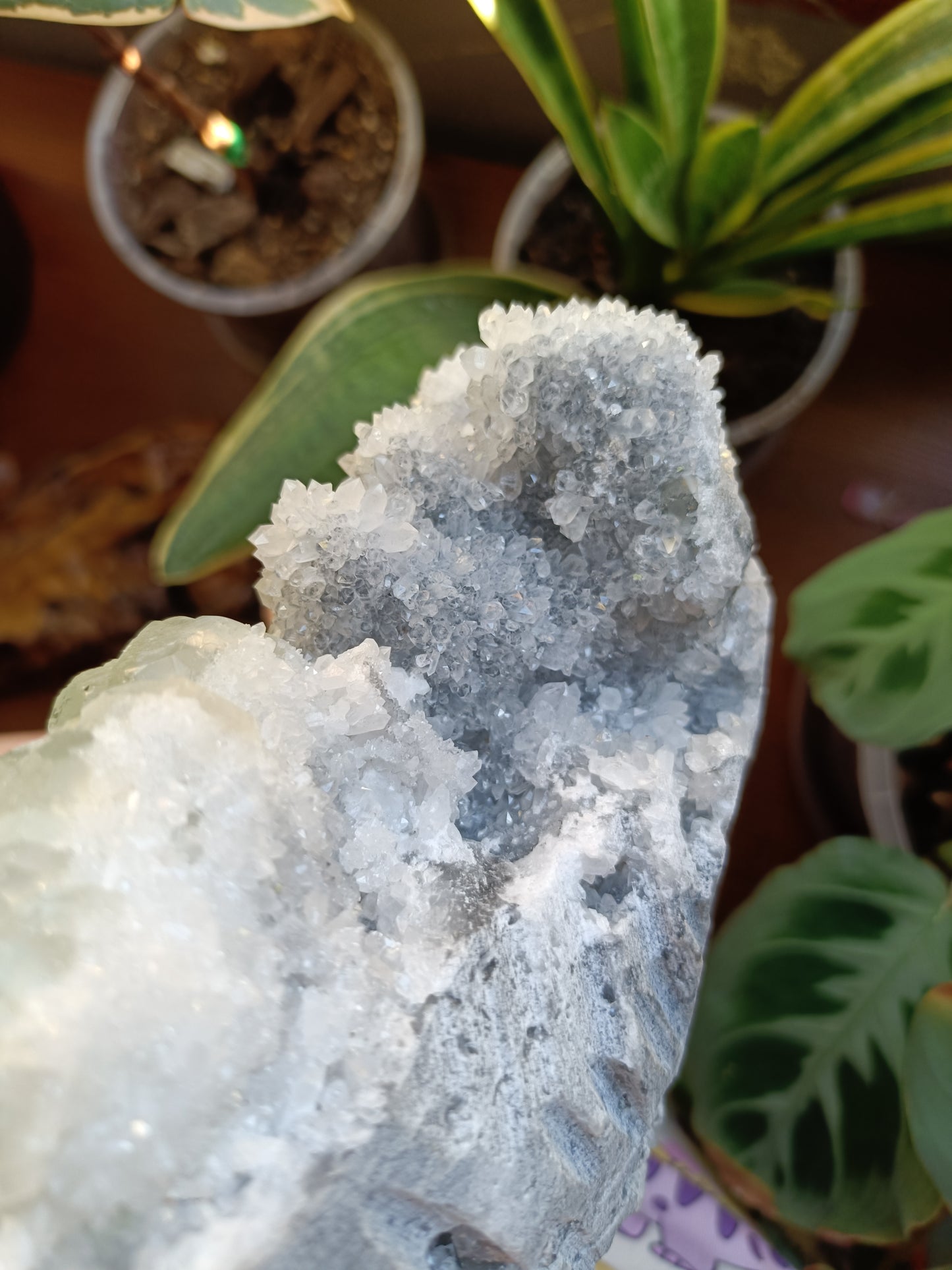 Xiang Hualing Fluorite Specimen + Stand - 3991g (4.35kg including stand)