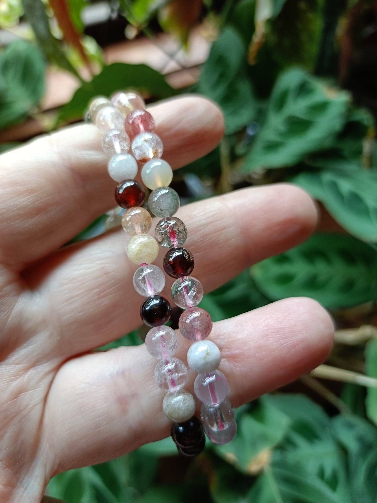 Mixed Gemstone Beaded Stretch Bracelet - 6mm