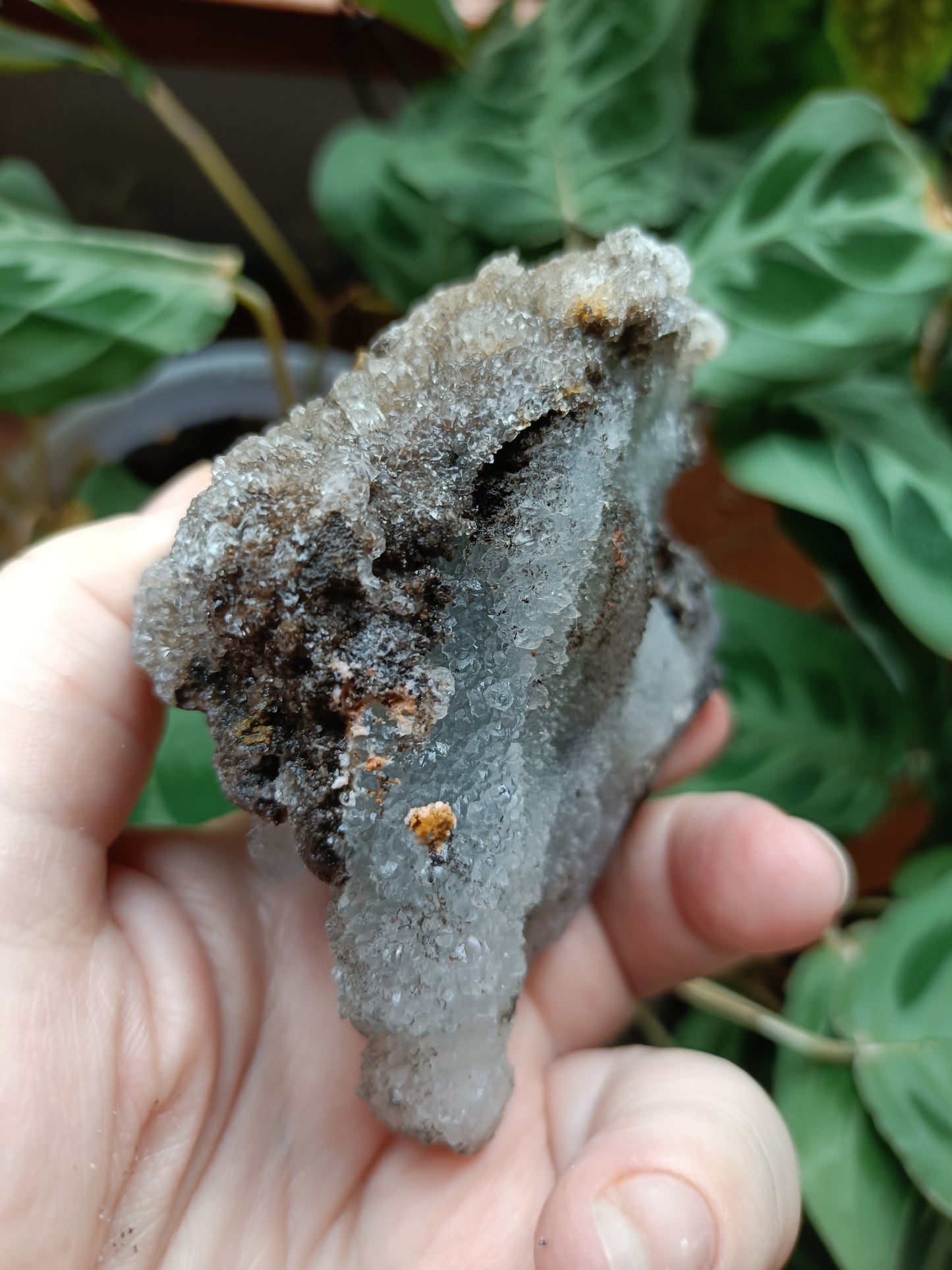 Green Sugar Fluorite and Quartz Specimen - 245g