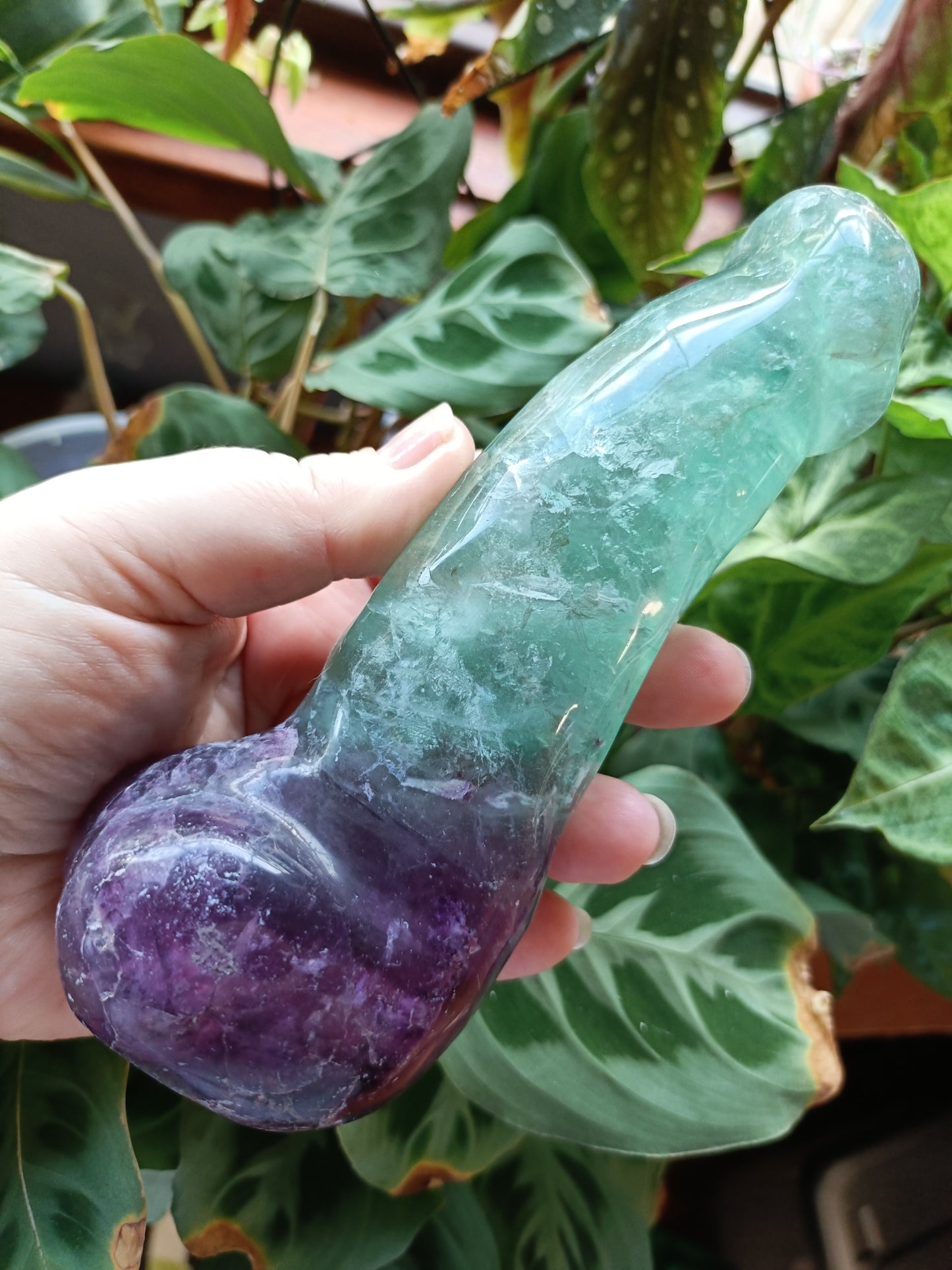 Rainbow Fluorite Ding Ding - 789g