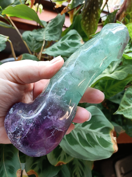 Rainbow Fluorite Ding Ding - 789g