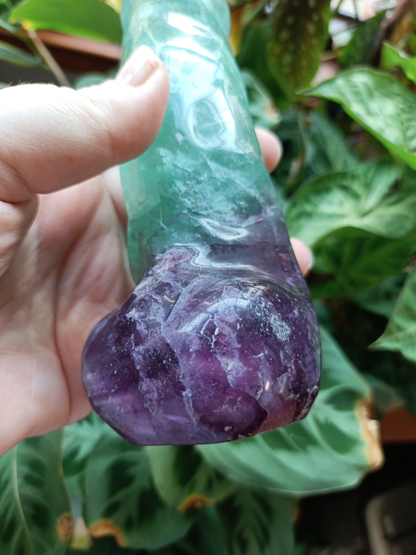 Rainbow Fluorite Ding Ding - 789g