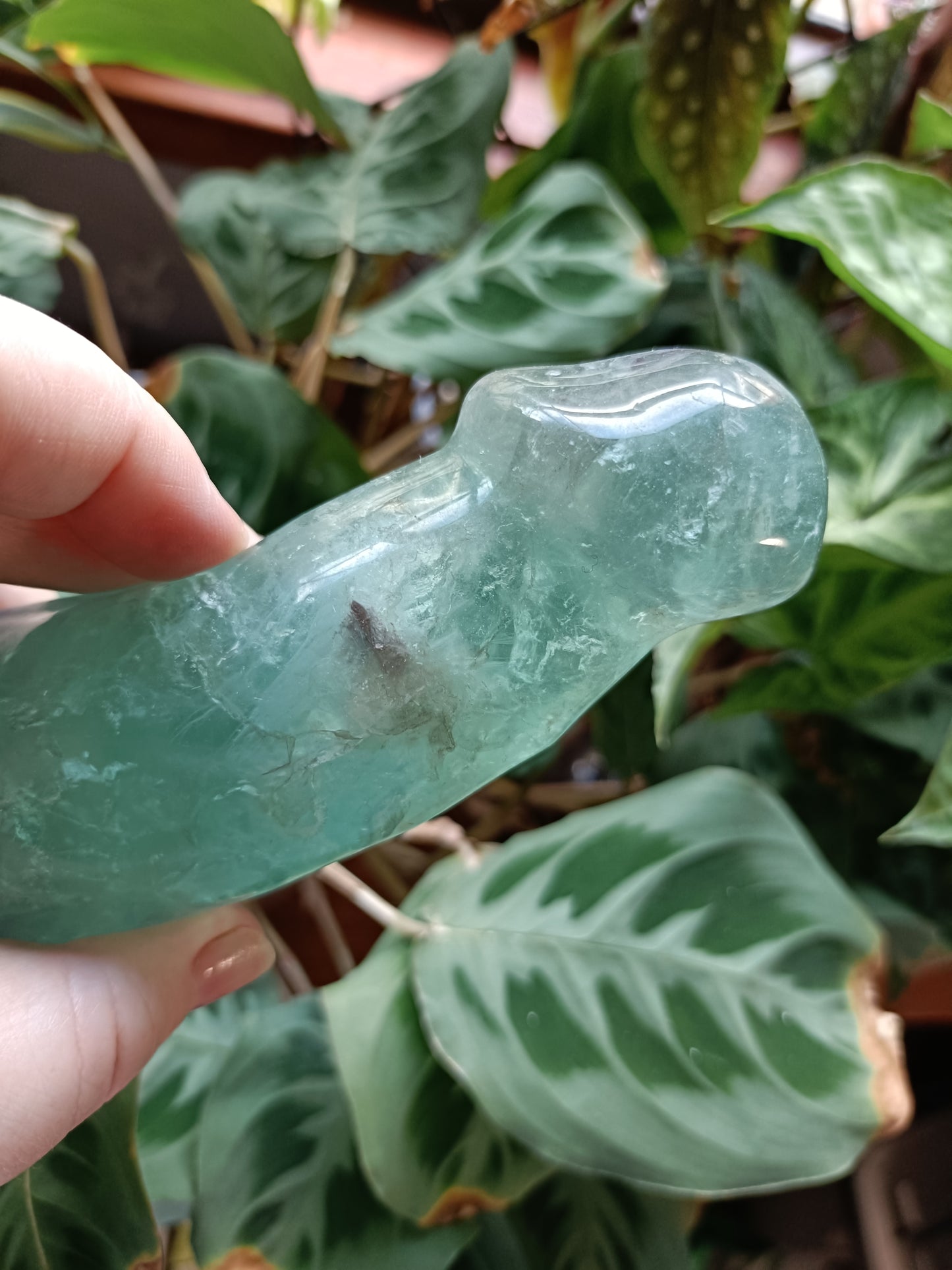 Rainbow Fluorite Ding Ding - 789g