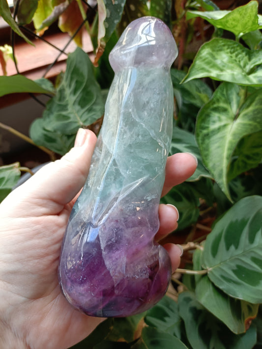 Rainbow Fluorite Ding Ding - 809g