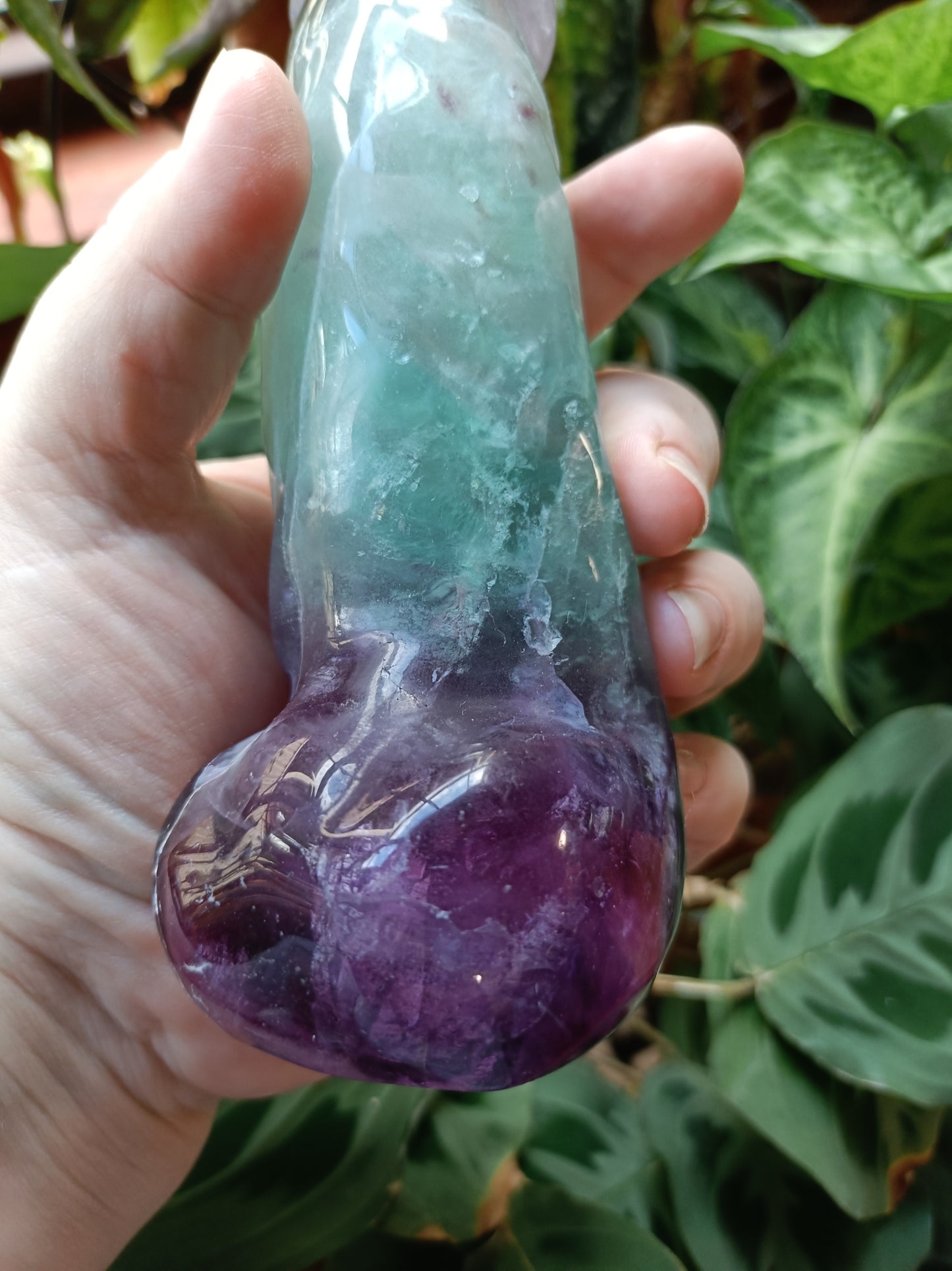 Rainbow Fluorite Ding Ding - 809g