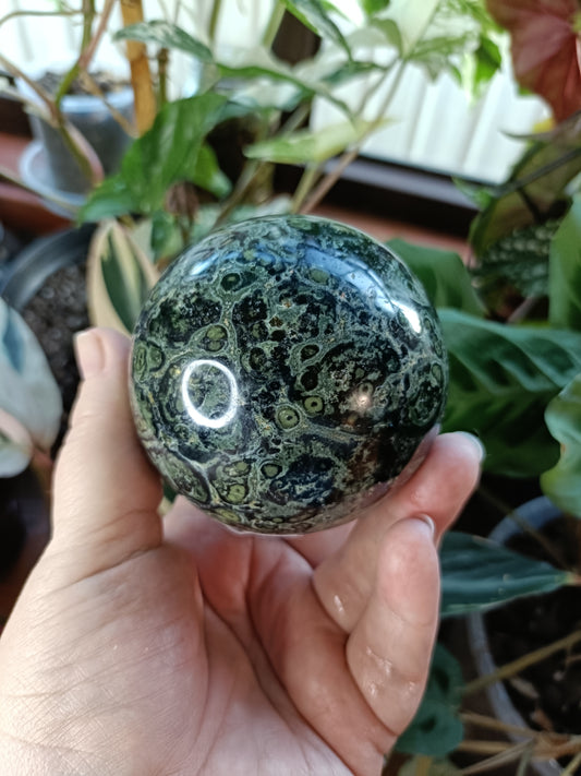 Kambaba Jasper Sphere - 598g
