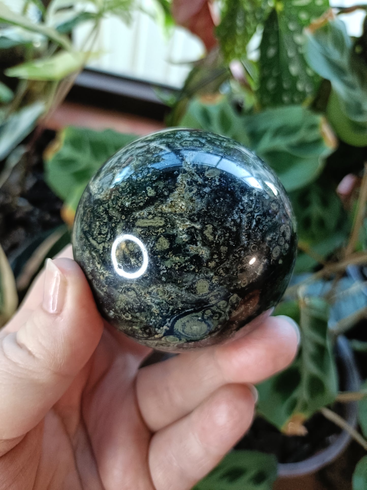 Kambaba Jasper Sphere - 432g