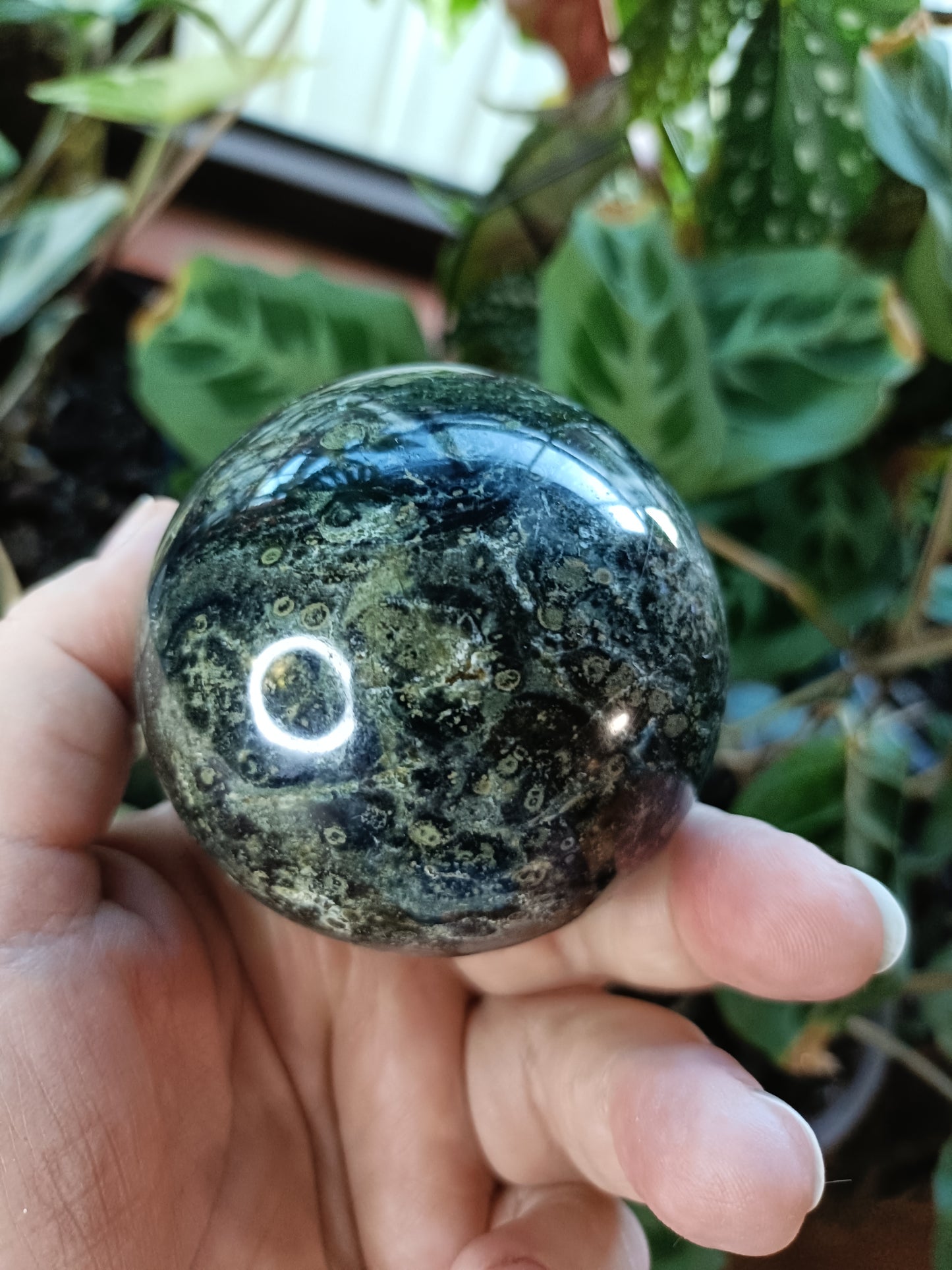 Kambaba Jasper Sphere - 432g