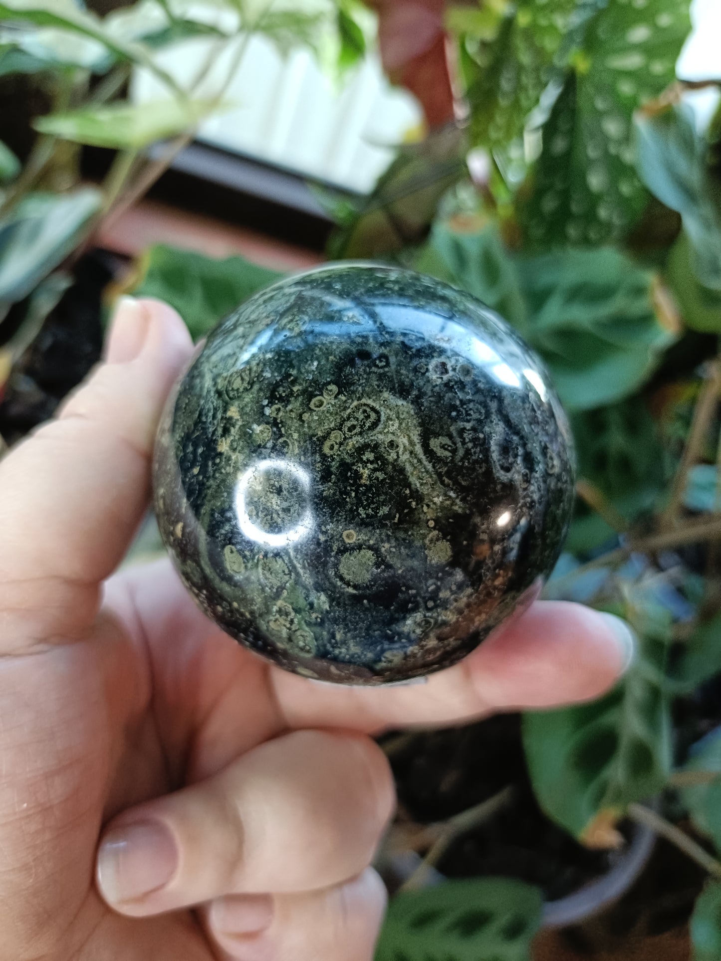 Kambaba Jasper Sphere - 432g