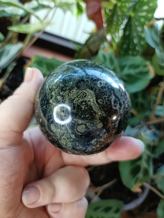 Kambaba Jasper Sphere - 432g