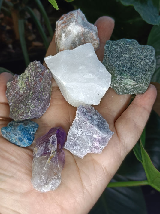 Mixed Material Rough Chunks