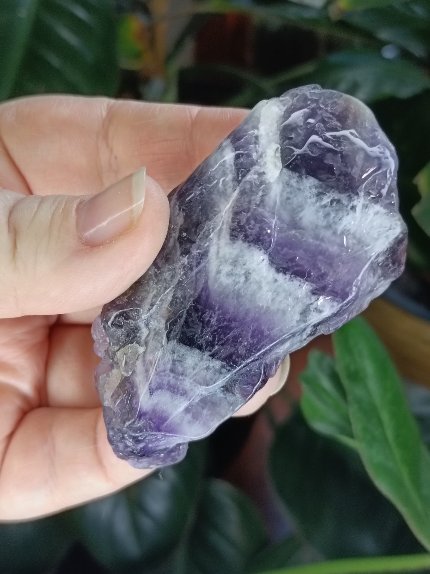 Chevron Amethyst Rough Points - 30-120g