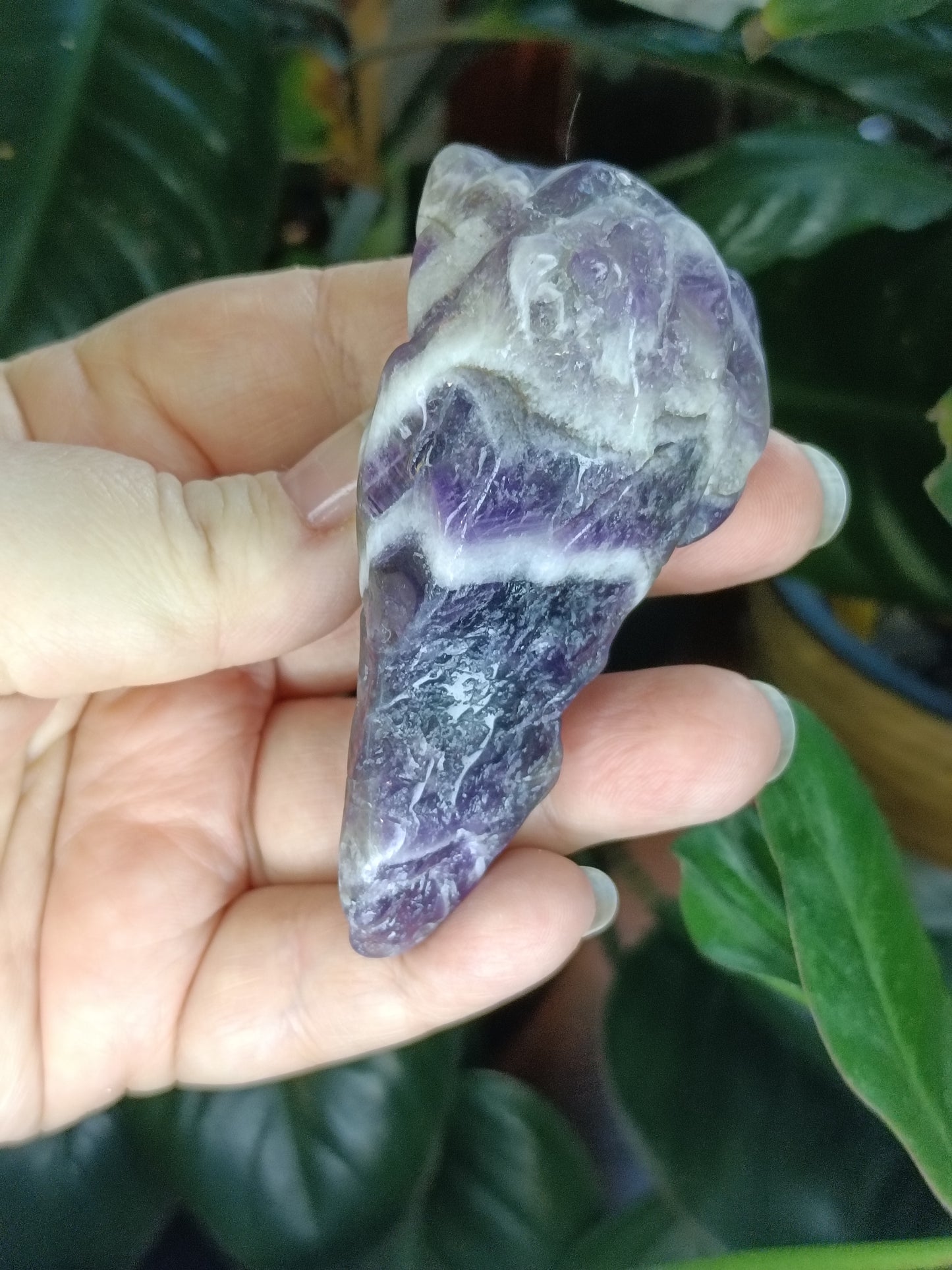 Chevron Amethyst Rough Points - 30-120g