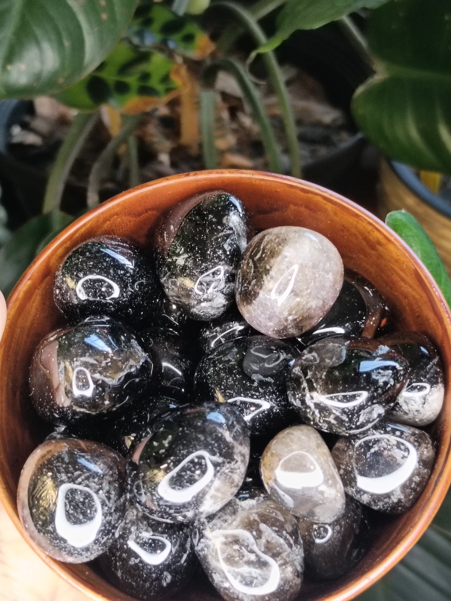 Dark Smokey Quartz Tumbles - 50g