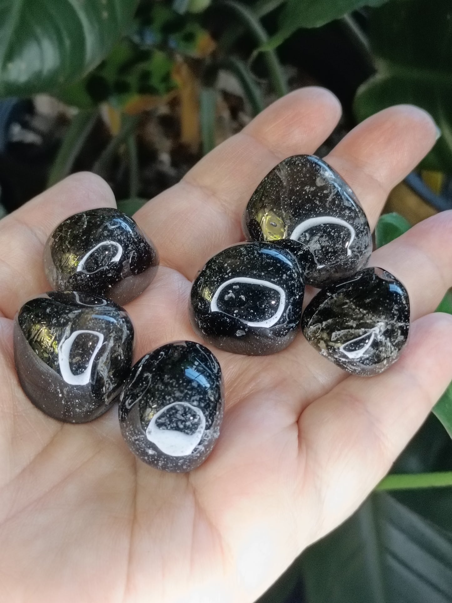 Dark Smokey Quartz Tumbles - 50g