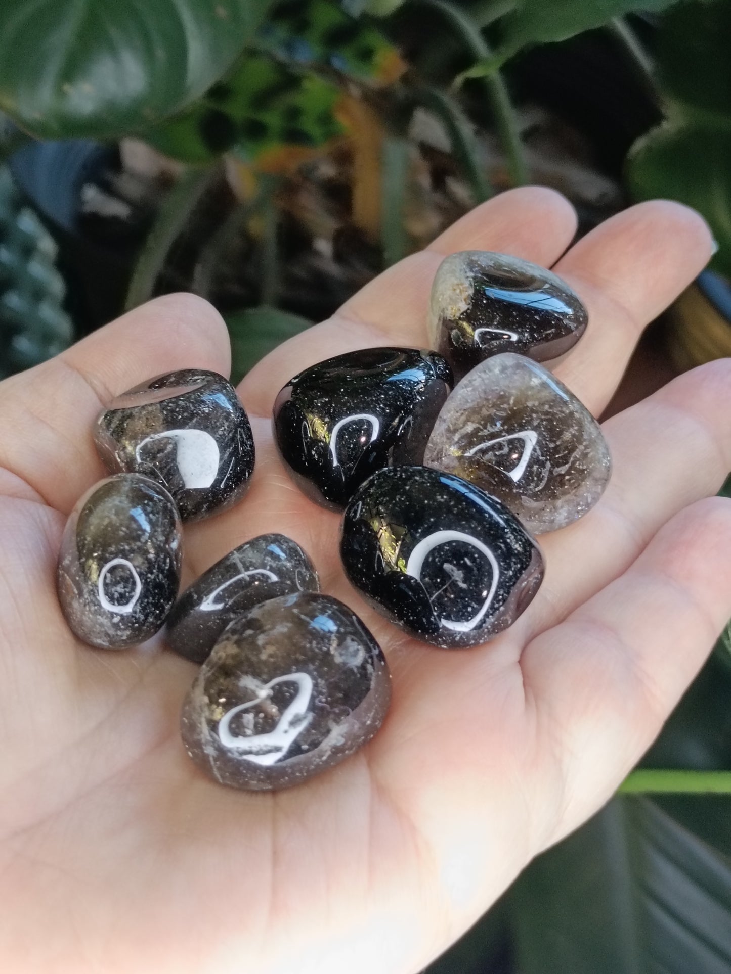 Dark Smokey Quartz Tumbles - 50g