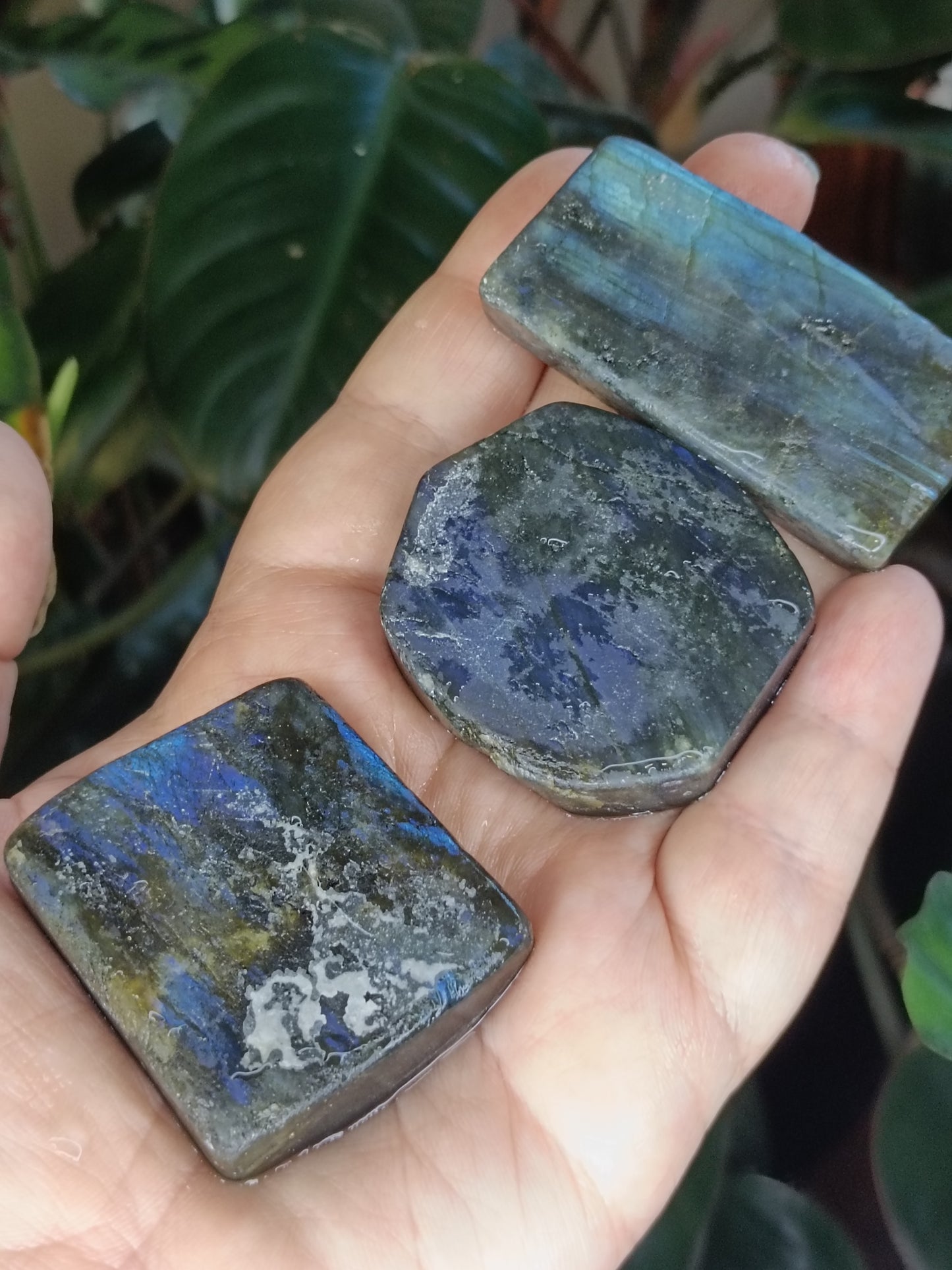 Labradorite Rough Slab Cuts - 100g