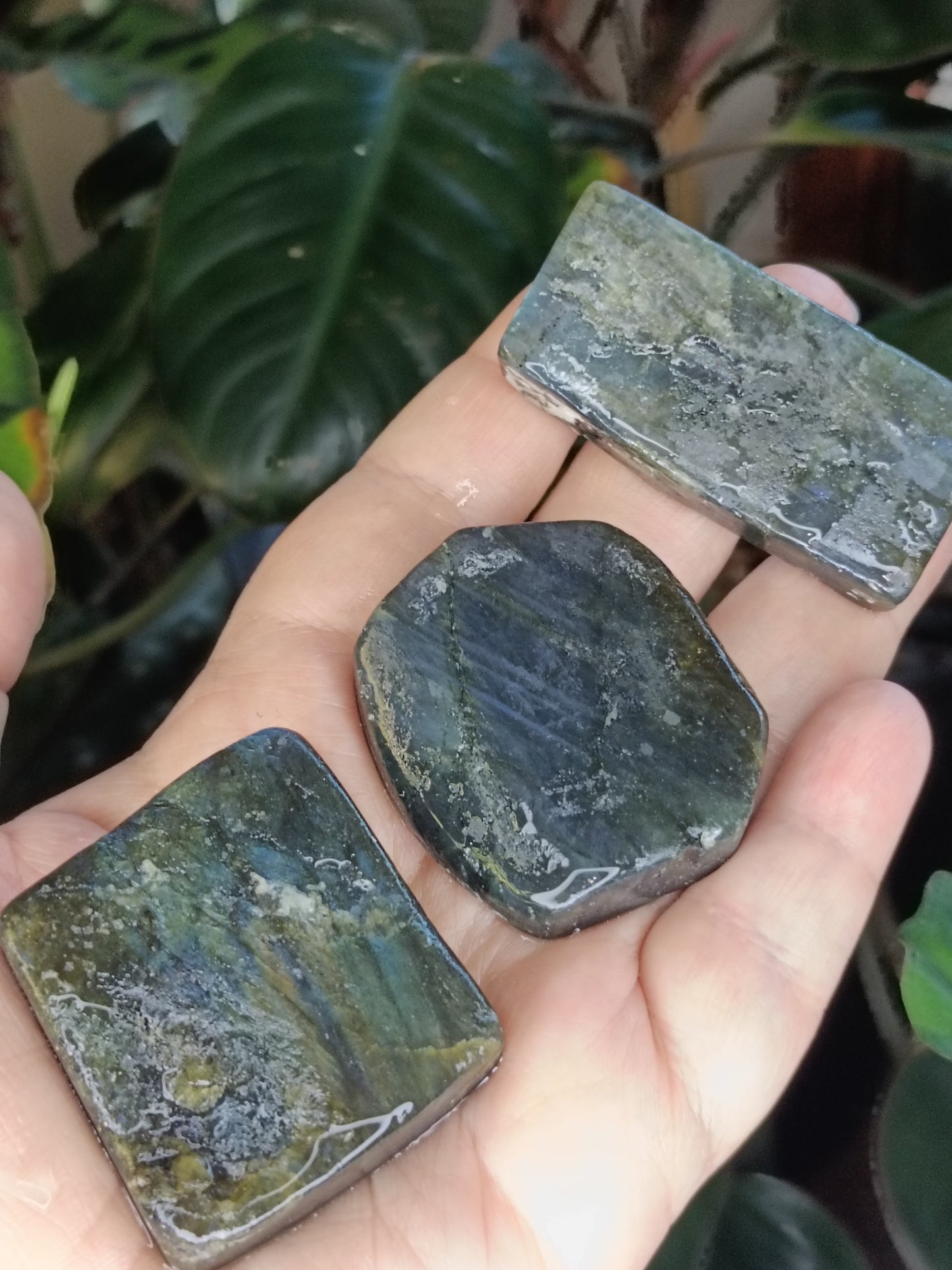 Labradorite Rough Slab Cuts - 100g