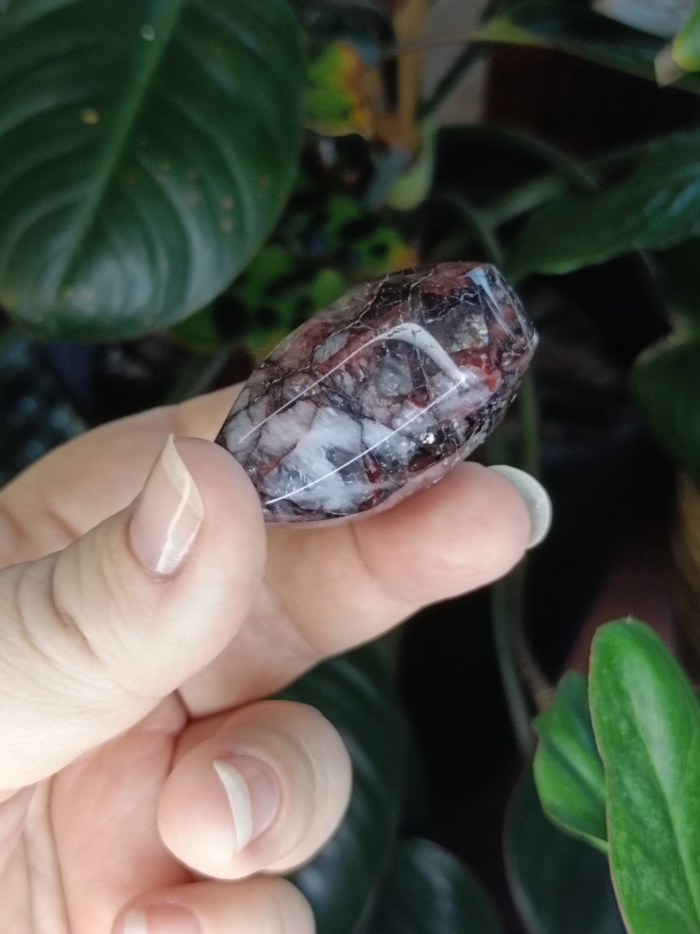 Fire 'Hematoid' Quartz Mini Heart - 65g