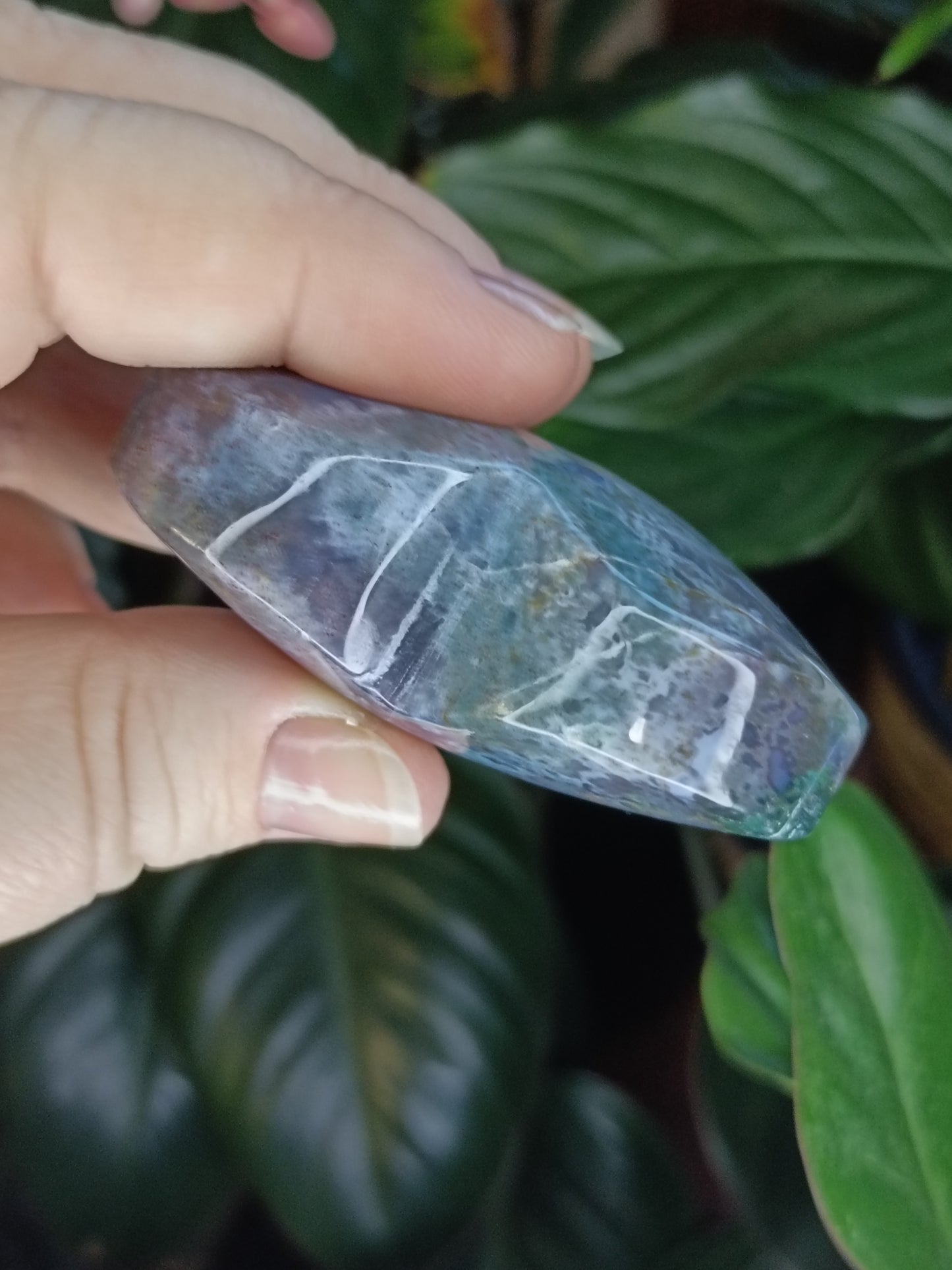 Moss Agate Heart - 109g