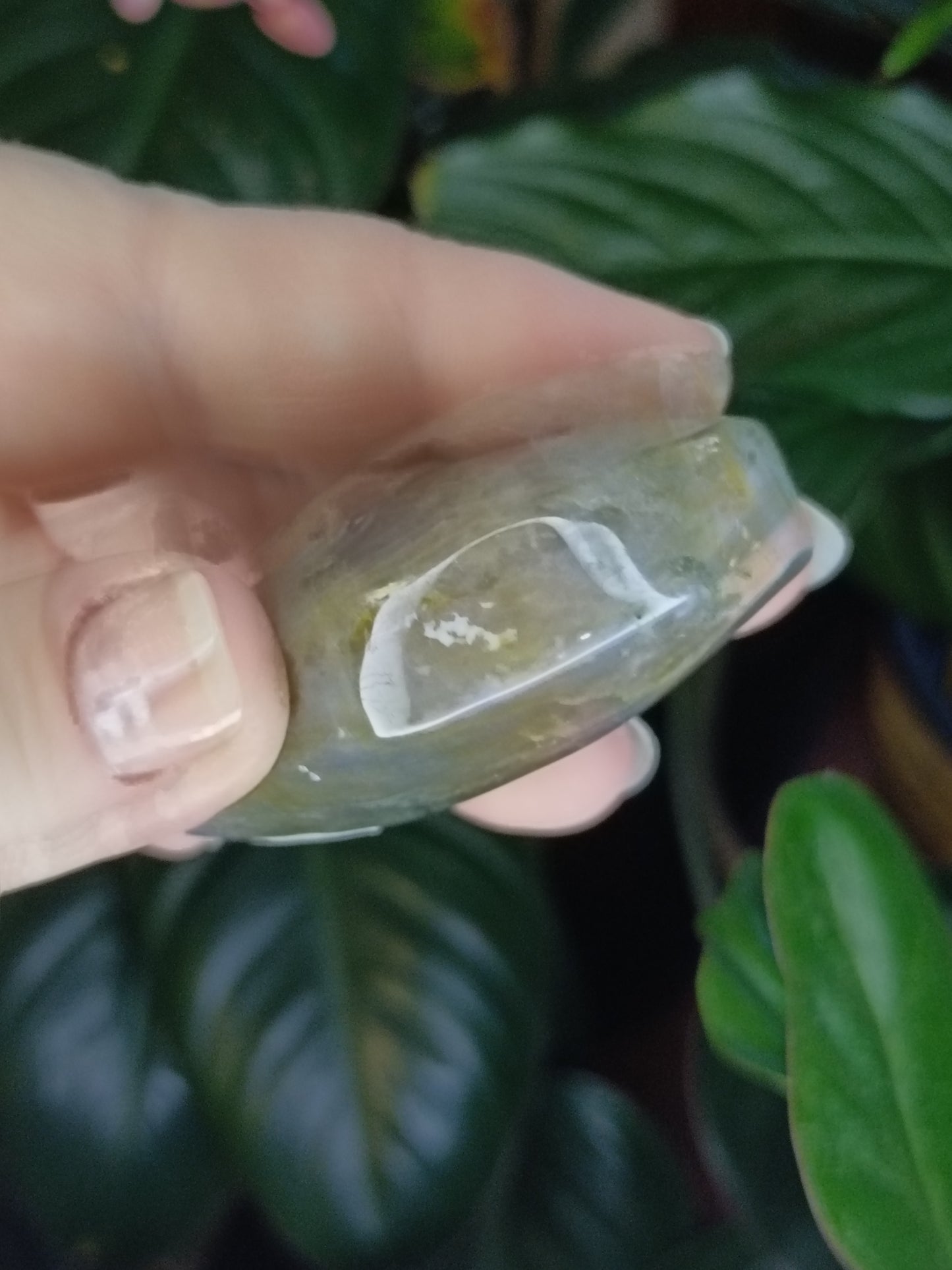 Moss Agate Palmstone - 97g