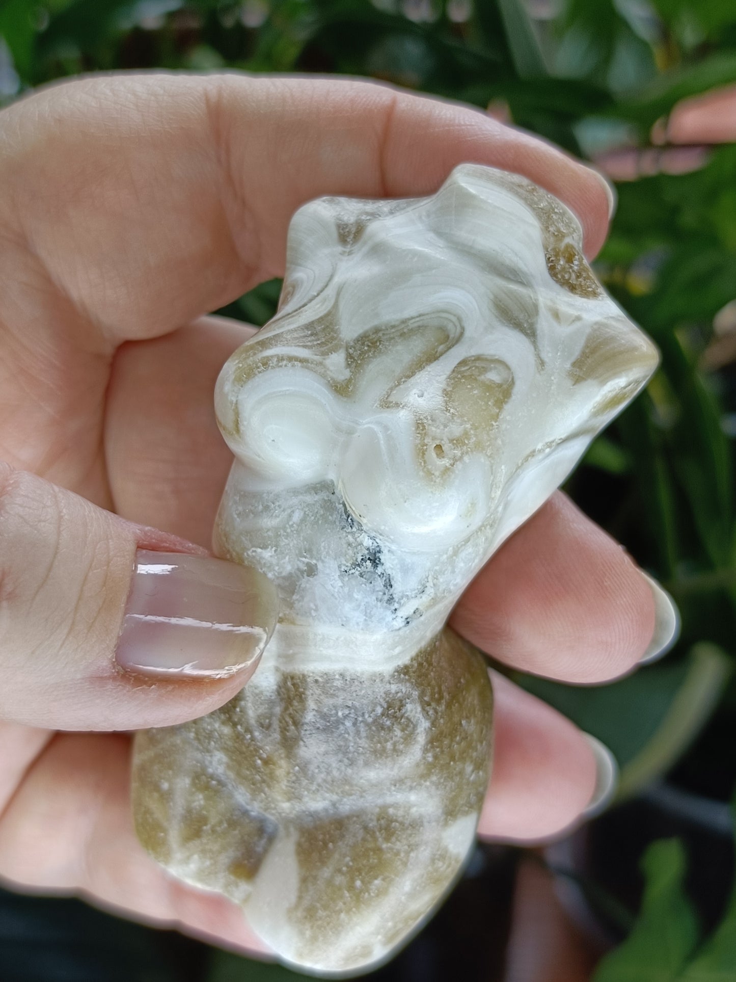 Amber Calcite Goddess Body - 140g
