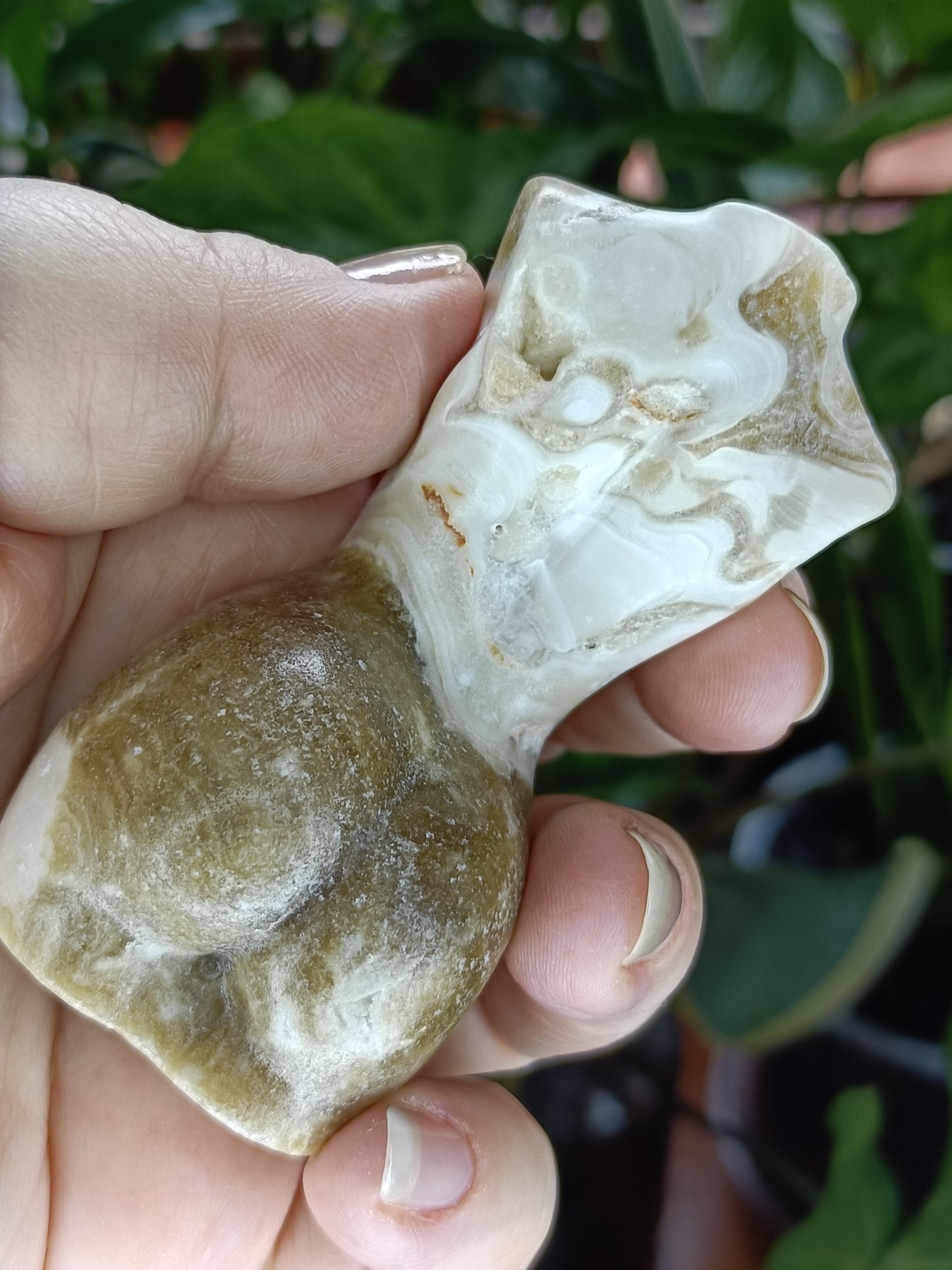 Amber Calcite Goddess Body - 140g