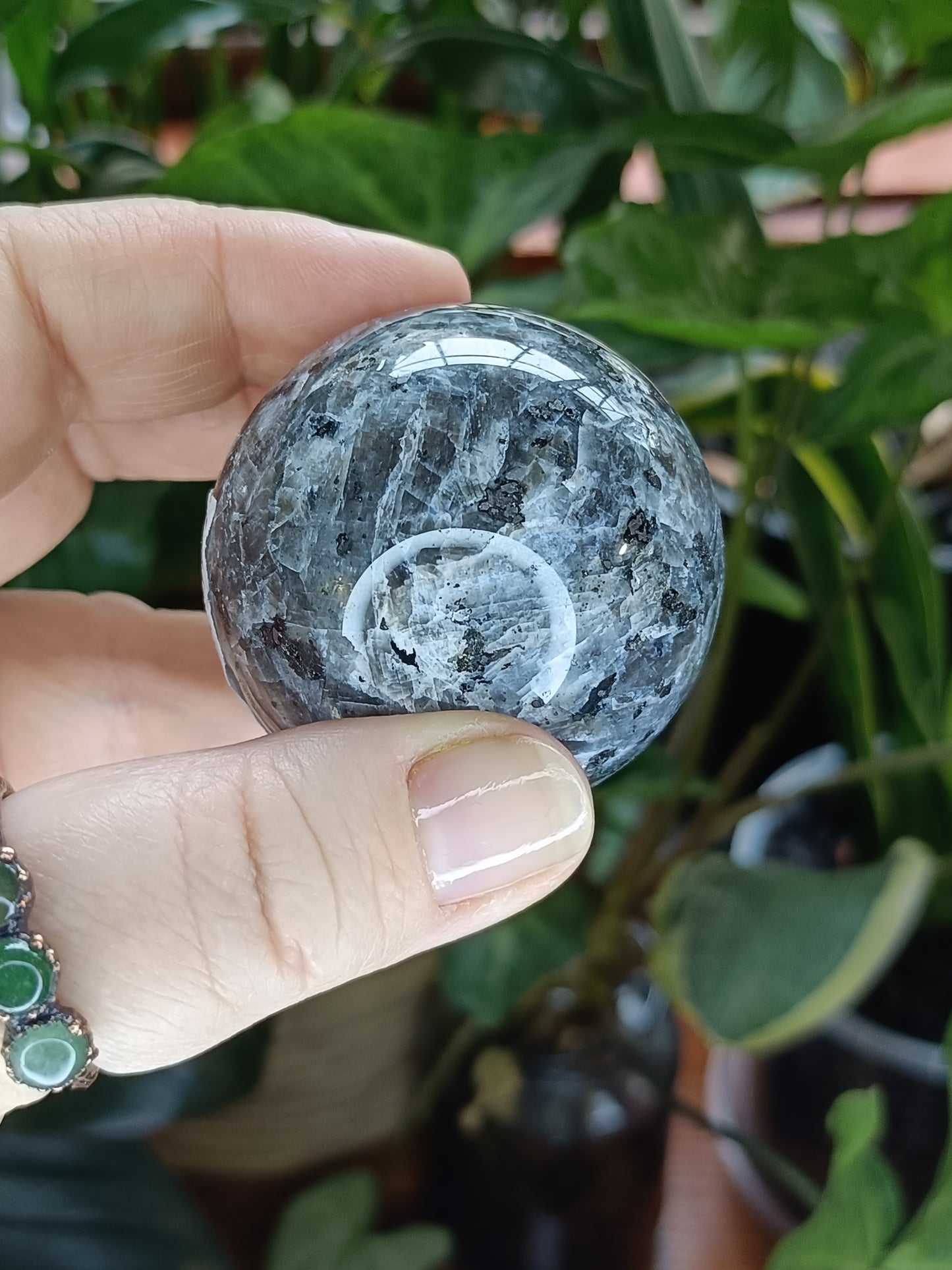 Larvikite Sphere - 144g
