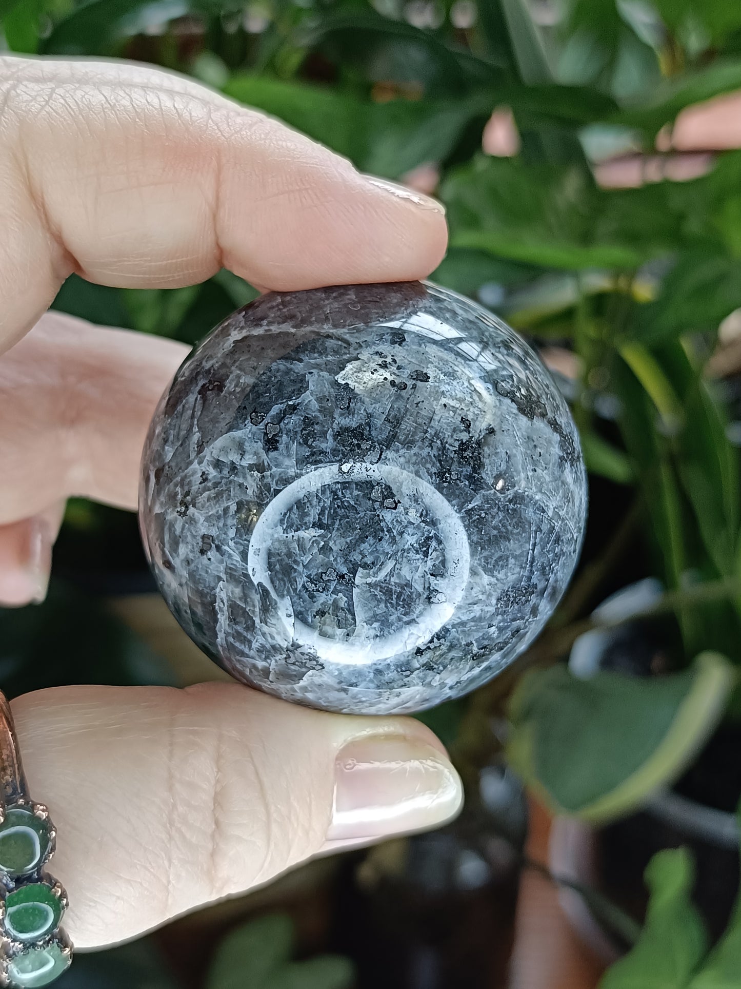 Larvikite Sphere - 144g