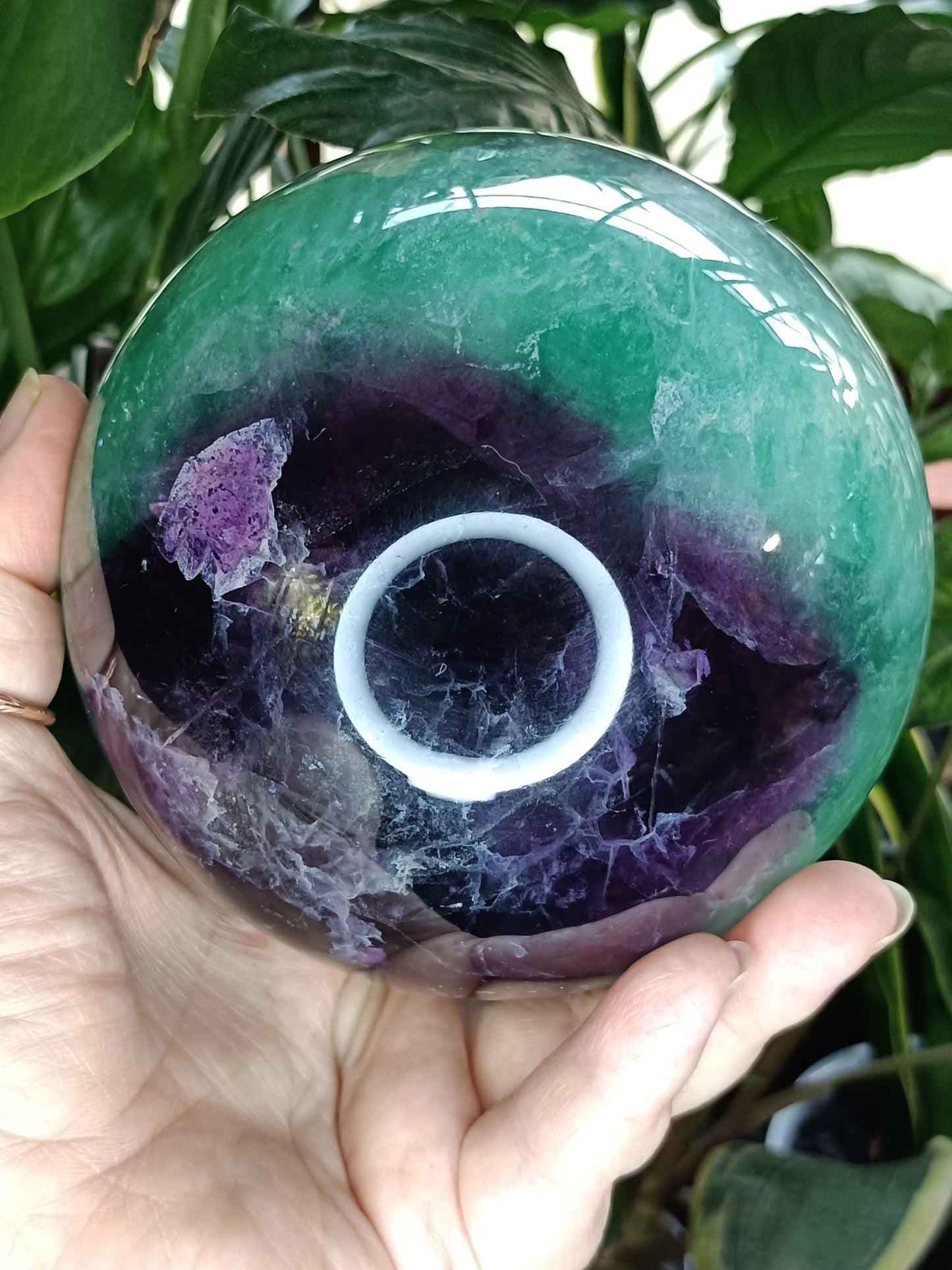 LARGE Rainbow Fluorite Sphere - 2624g