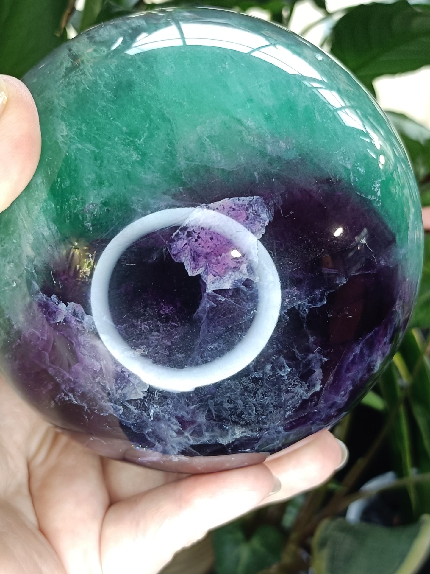 LARGE Rainbow Fluorite Sphere - 2624g