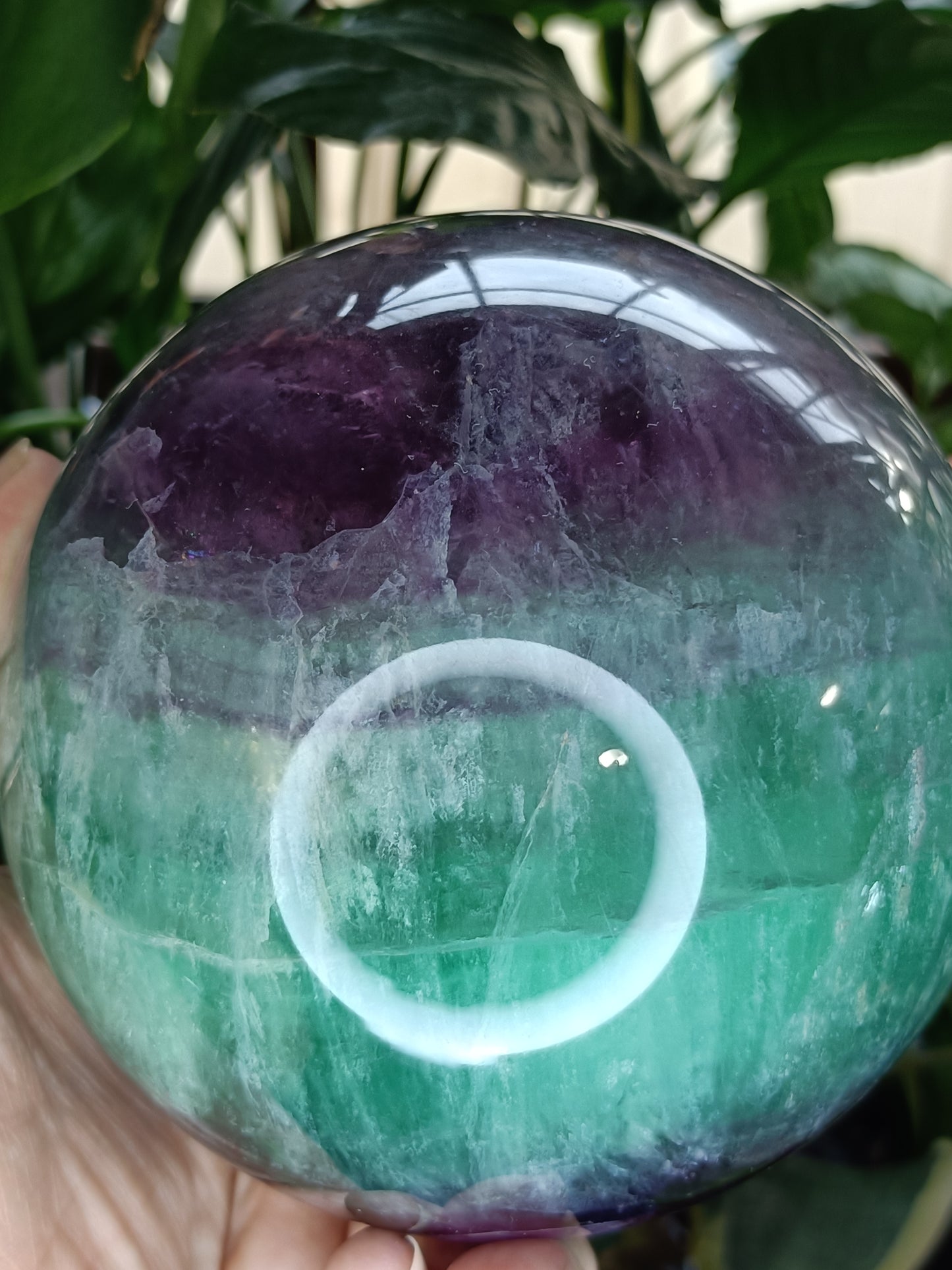 LARGE Rainbow Fluorite Sphere - 2624g